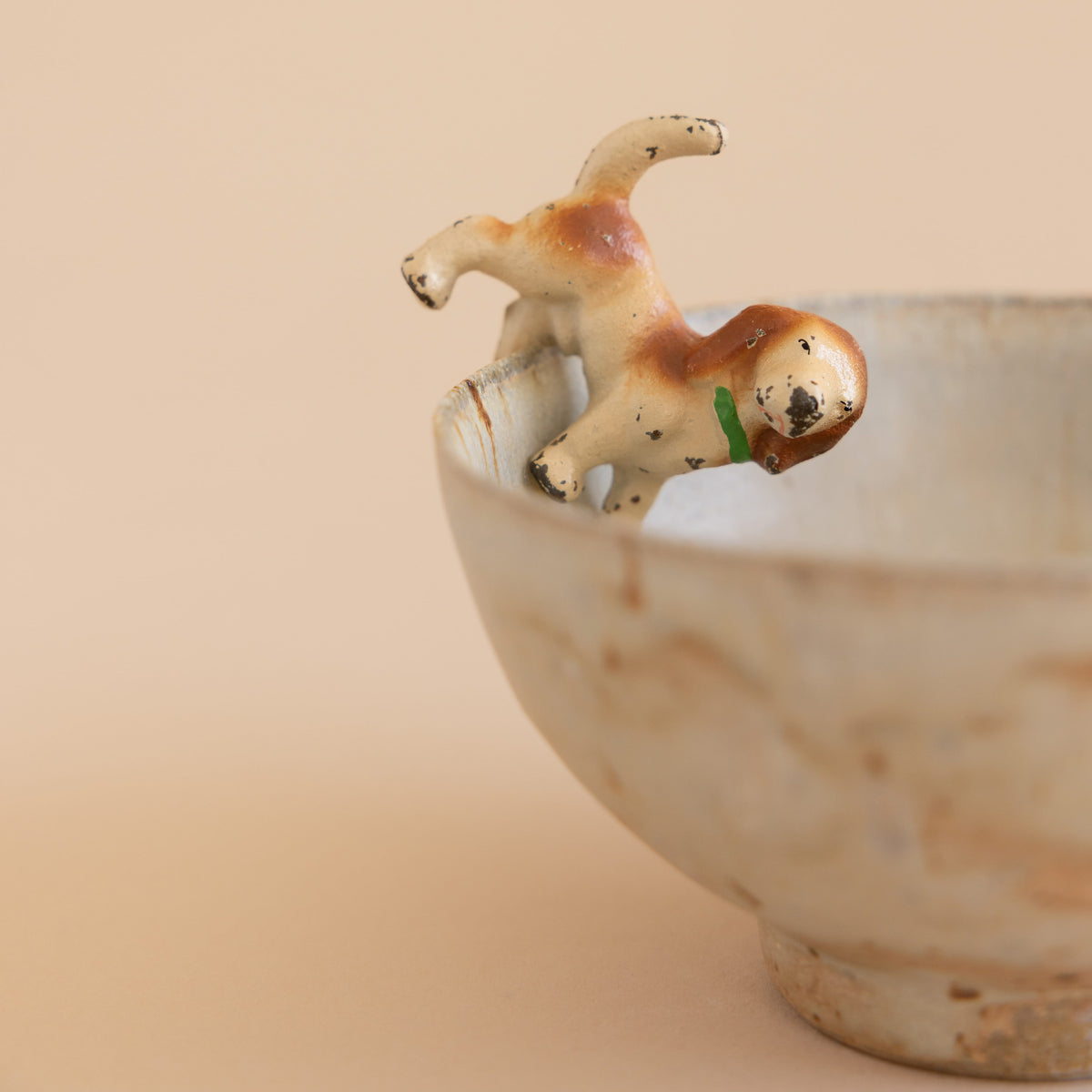 Abra Edelman Trays + Catchalls Beagle in Medium Bowl Dog Figurine Dishes by Abra Edelman