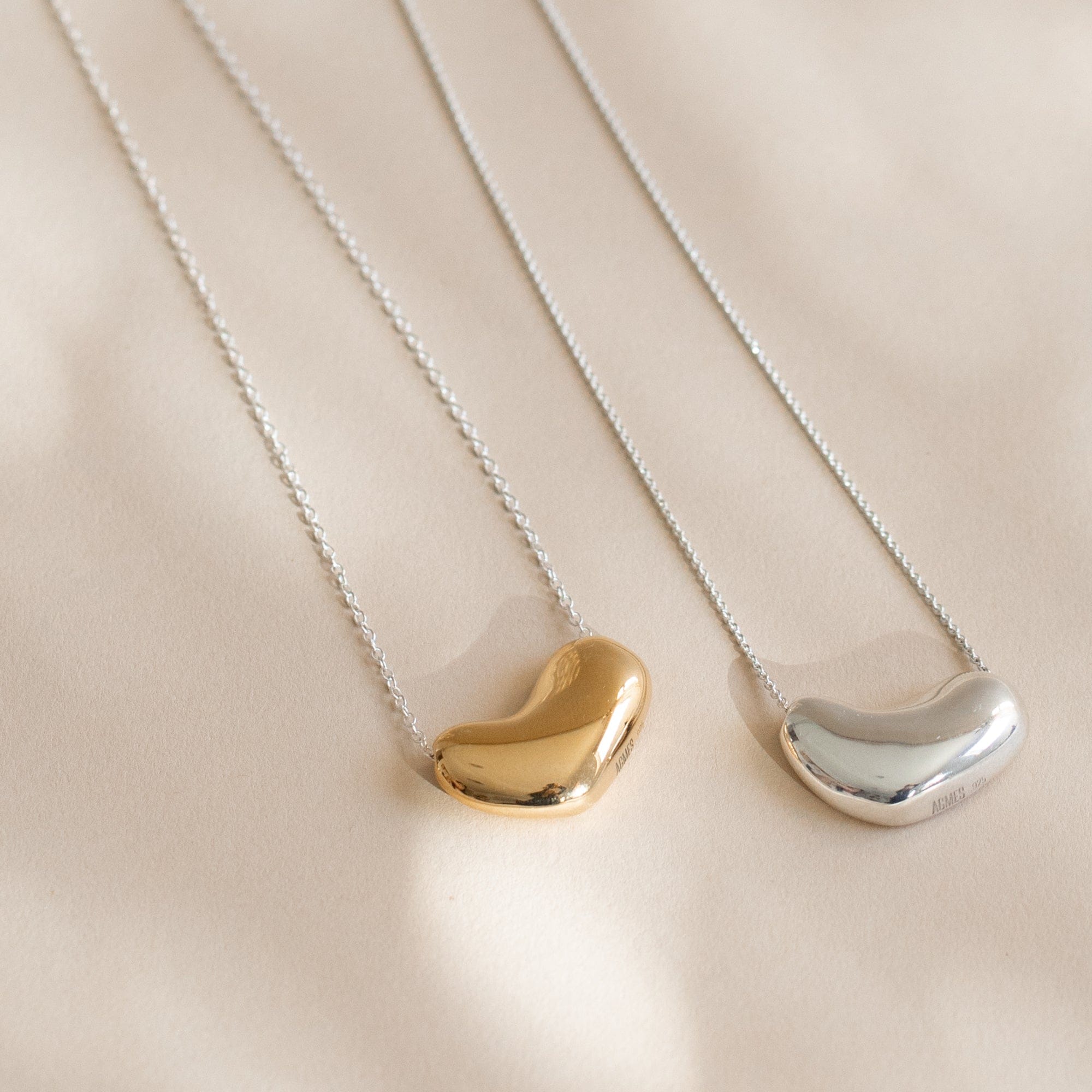 Agmes Necklaces Small Sculpted Heart Pendant by Agmes