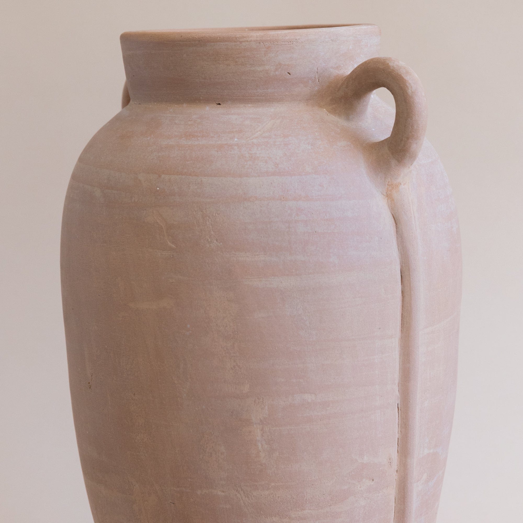 BIDK Home Statement Piece Looped Terracotta Vase