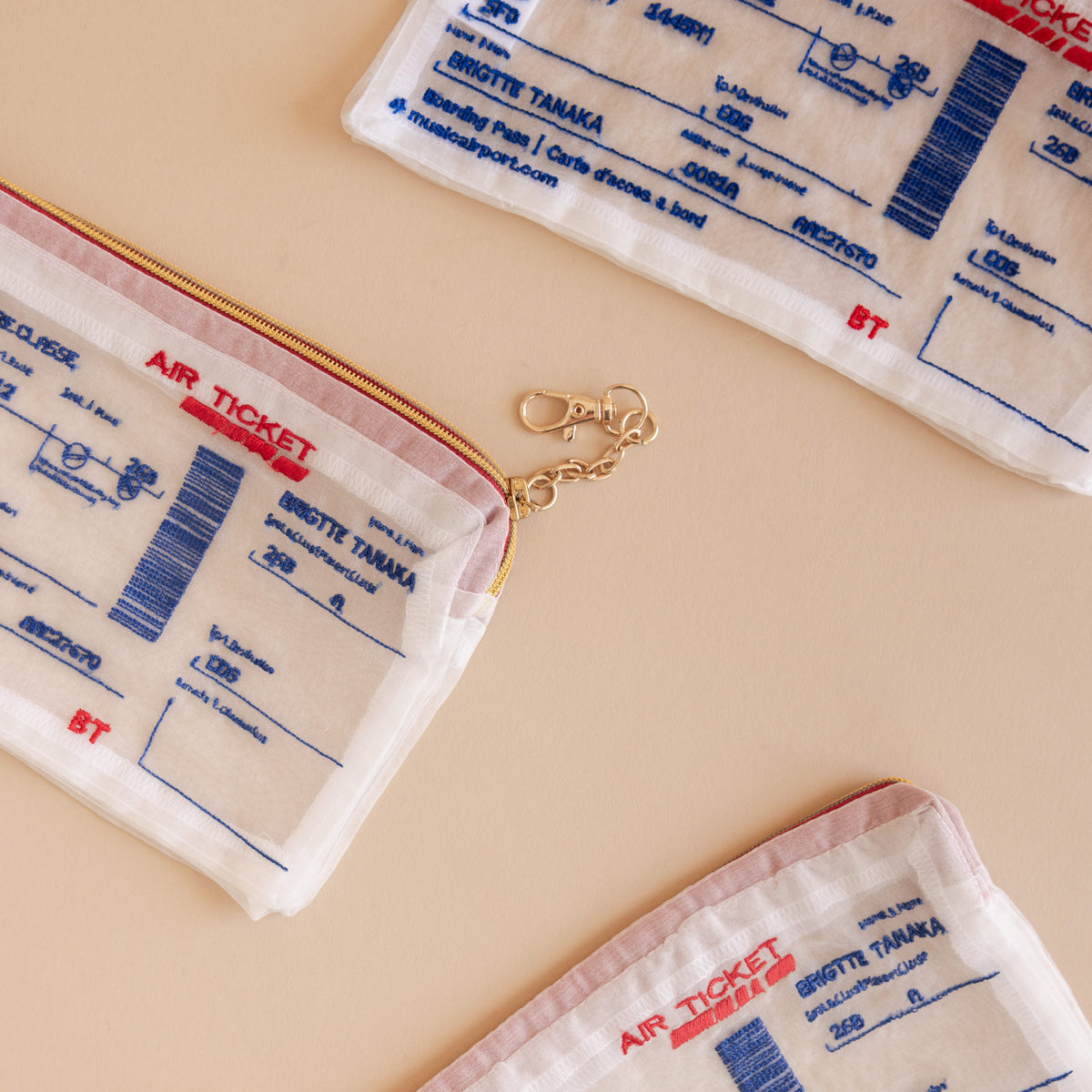 Brigitte Tanaka Bags Air Ticket Pouch by Brigitte Tanaka