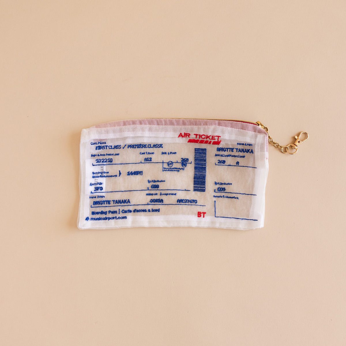 Brigitte Tanaka Bags Air Ticket Pouch by Brigitte Tanaka