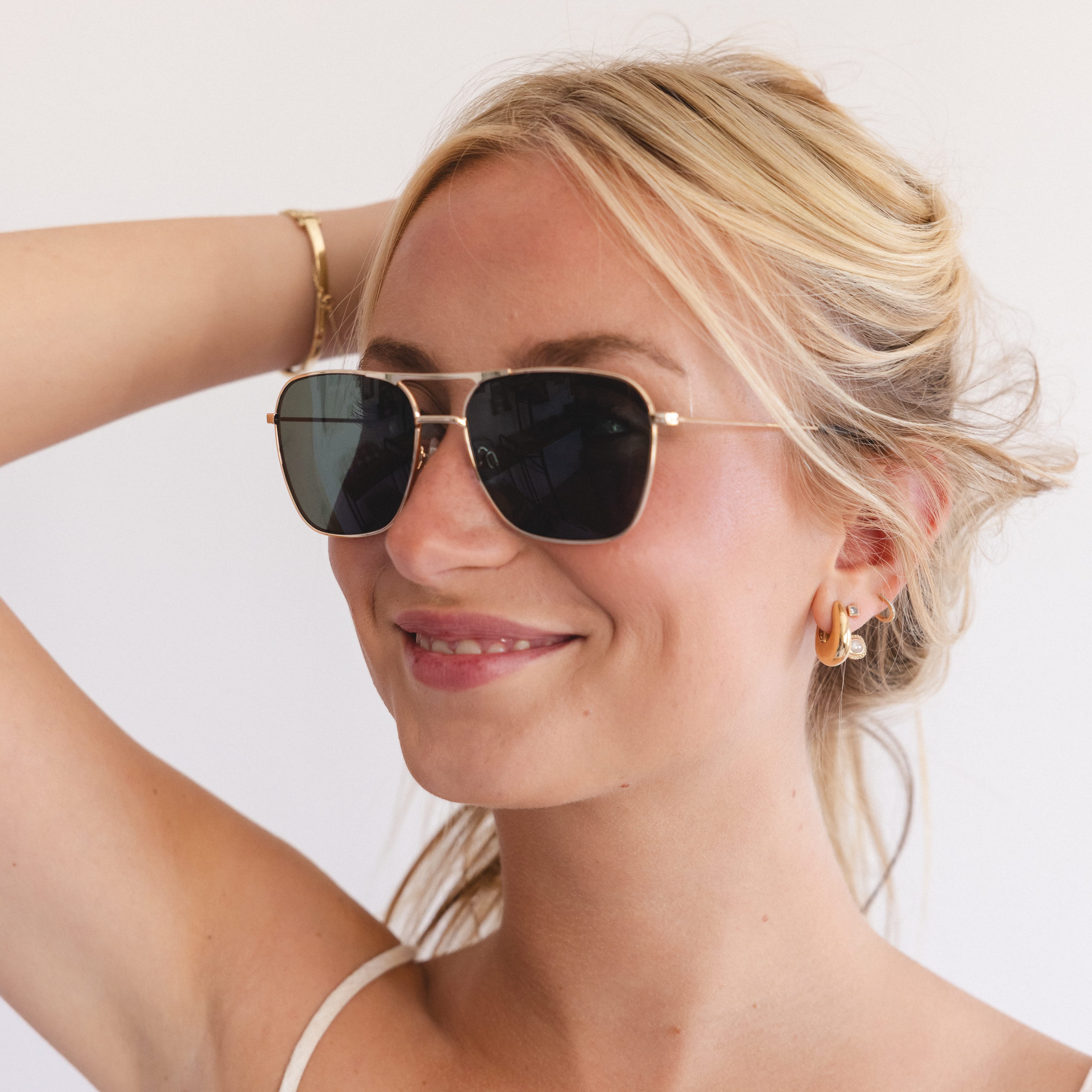 Caddis Eyewear Caddis Sunglasses Hooper in Gold