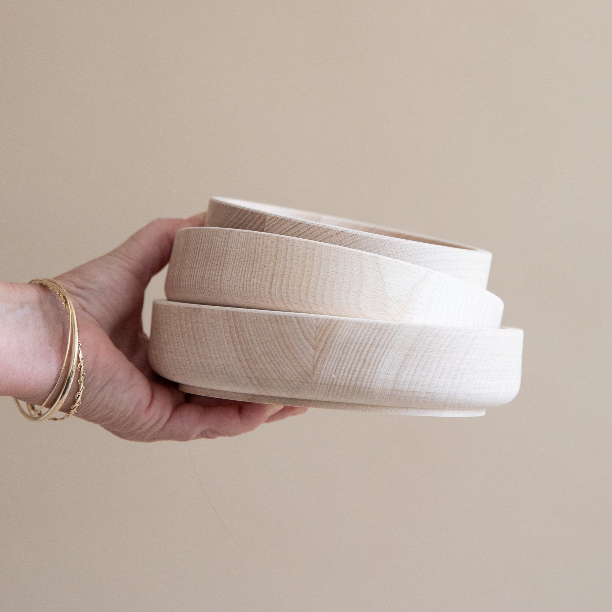 +COOP Trays + Catchalls Beechwood Nesting Bowls