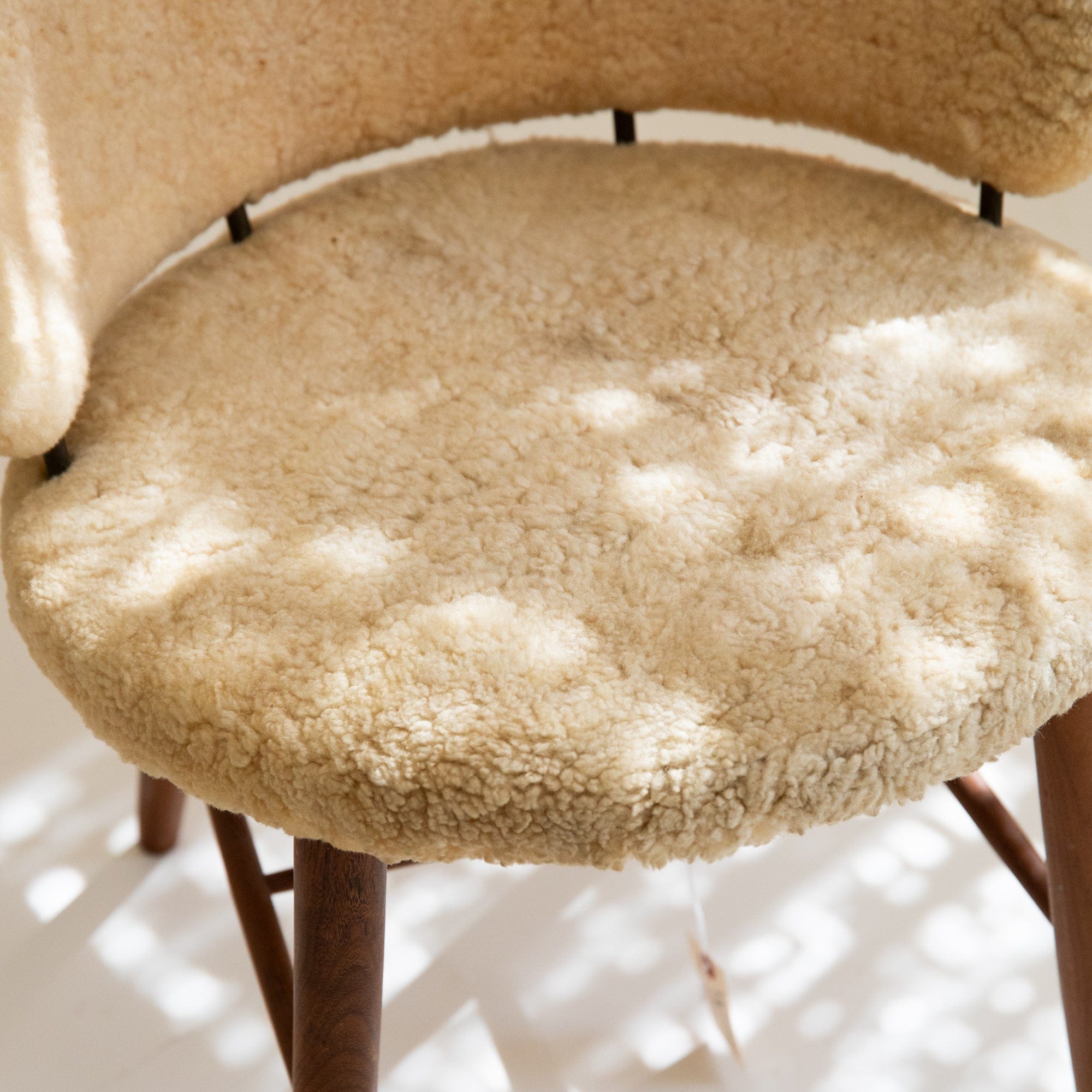 +COOP Vintage Seating Frode Holm Sørensen Lambswool Vanity Chair