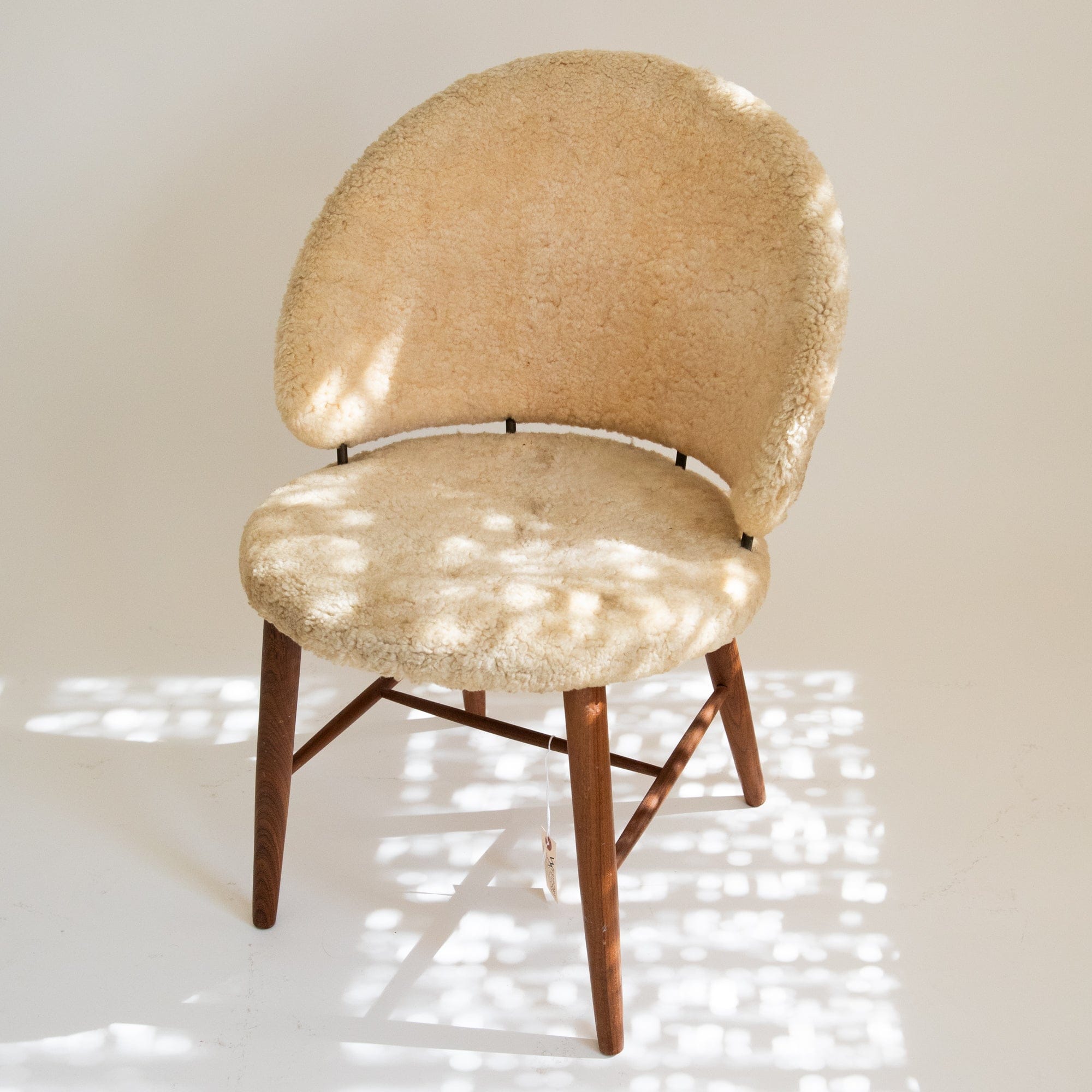 +COOP Vintage Seating Frode Holm Sørensen Lambswool Vanity Chair