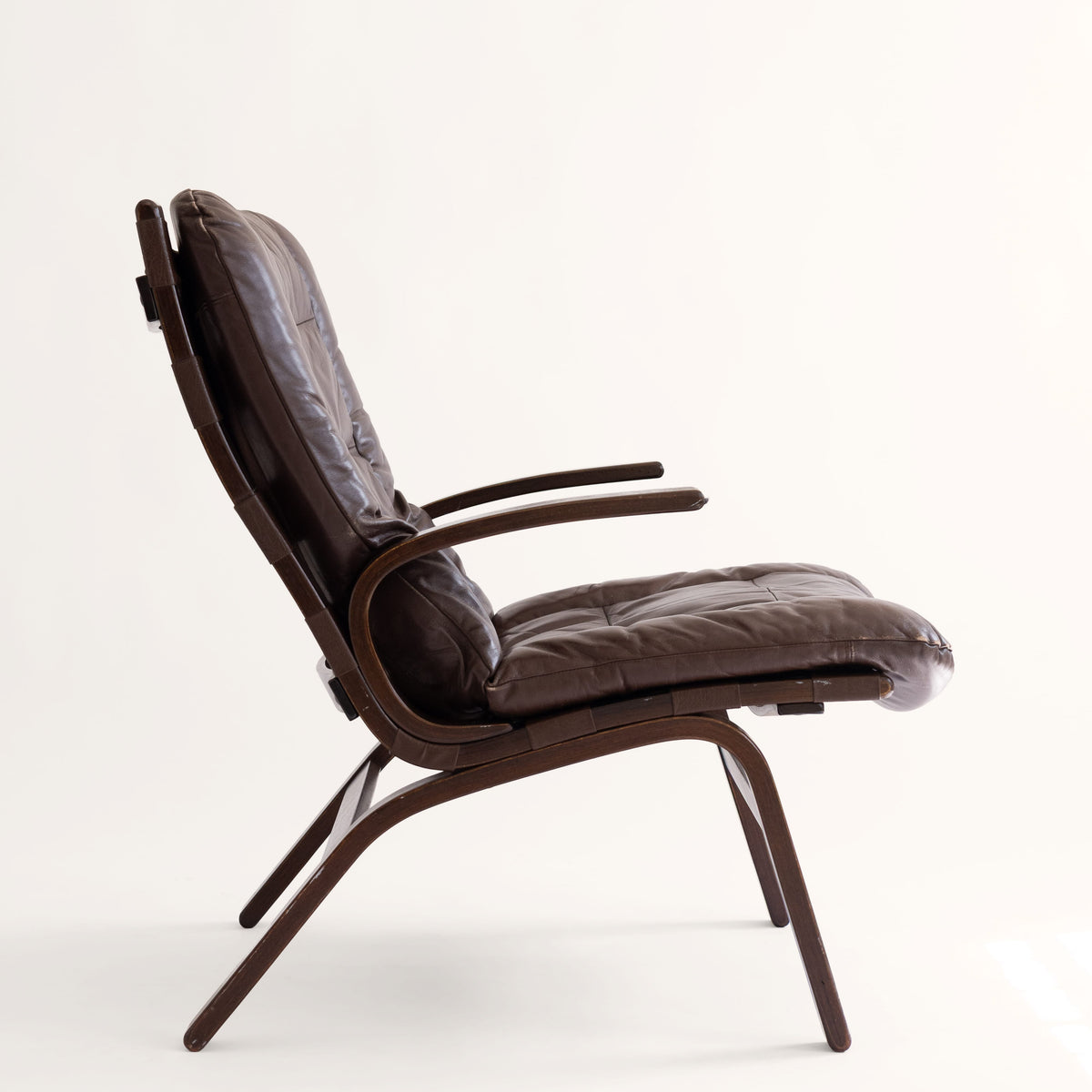 +COOP Vintage Seating Pair of Danish Leather Lounge Chairs