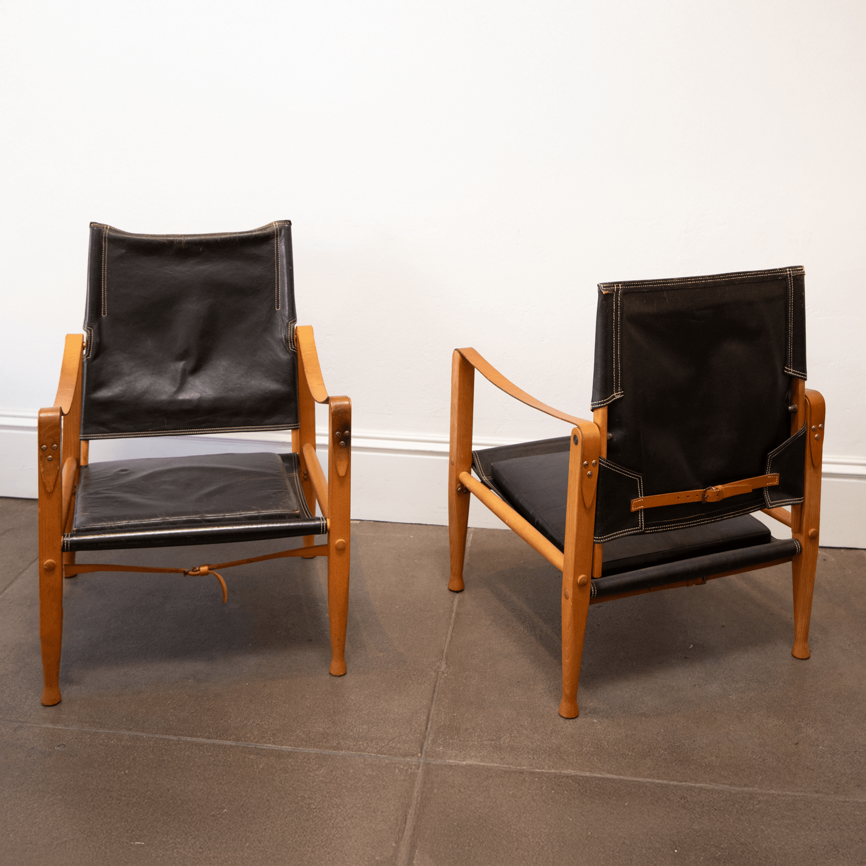 +COOP Vintage Seating Pair of 'Safari' Chairs by Kaare Klint