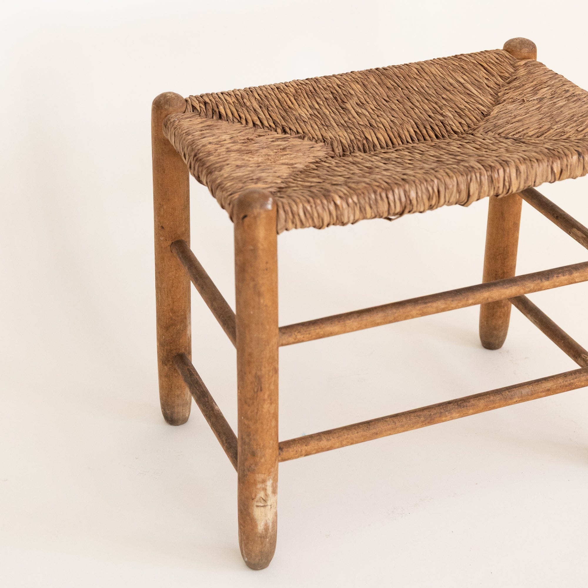 +COOP Vintage Seating Vintage French Rush Stool