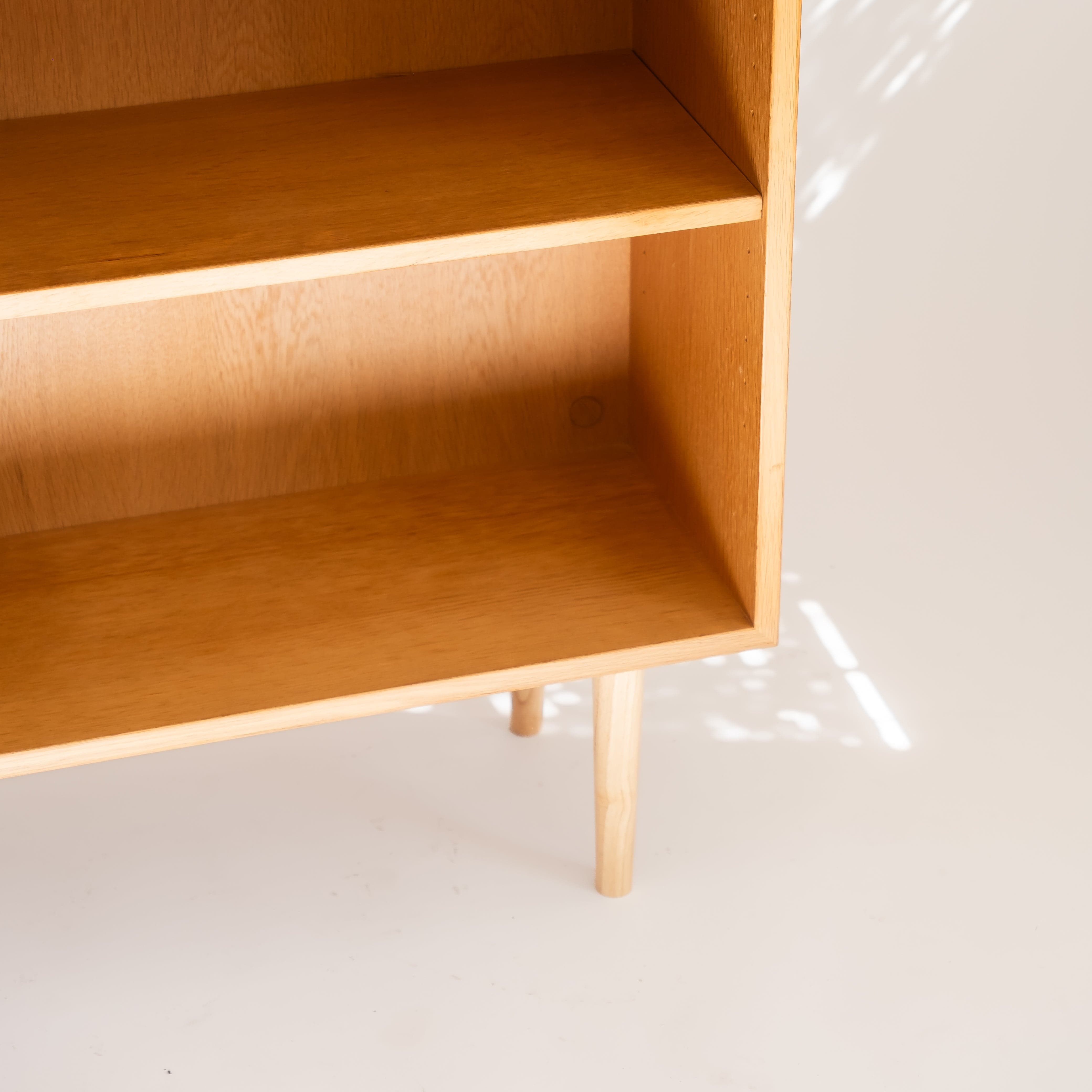 +COOP Vintage Storage Vintage Danish Oak Bookcase by Omann Jun