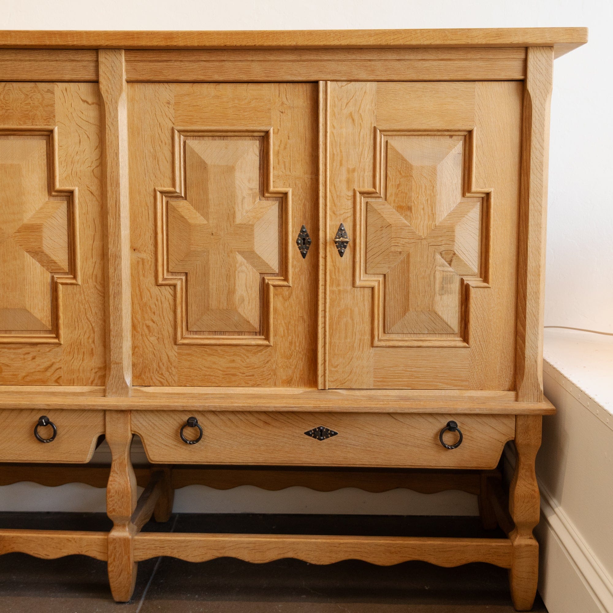 +COOP Vintage Storage Vintage Henning Kjaernulf Danish Oak Sideboard