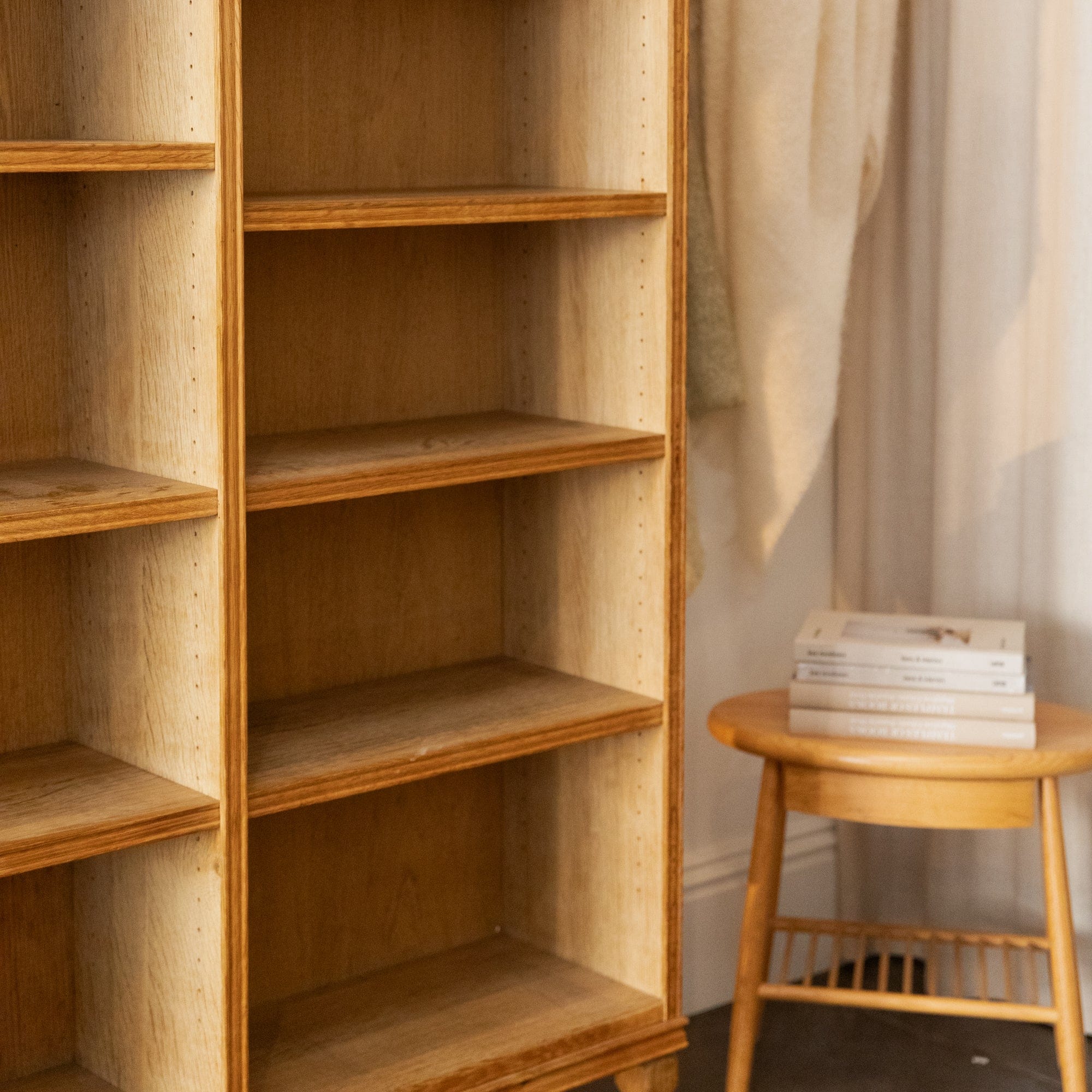 +COOP Vintage Storage Vintage Henning Kjaernulf Style Danish Oak Bookcase