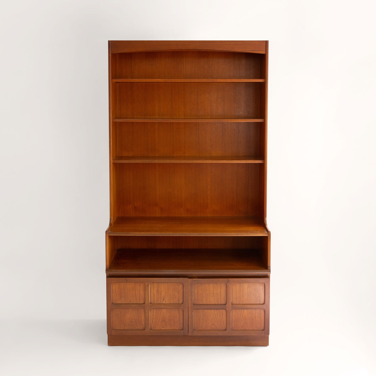 +COOP Vintage Storage Vintage Teak Bookcase with Cabinet