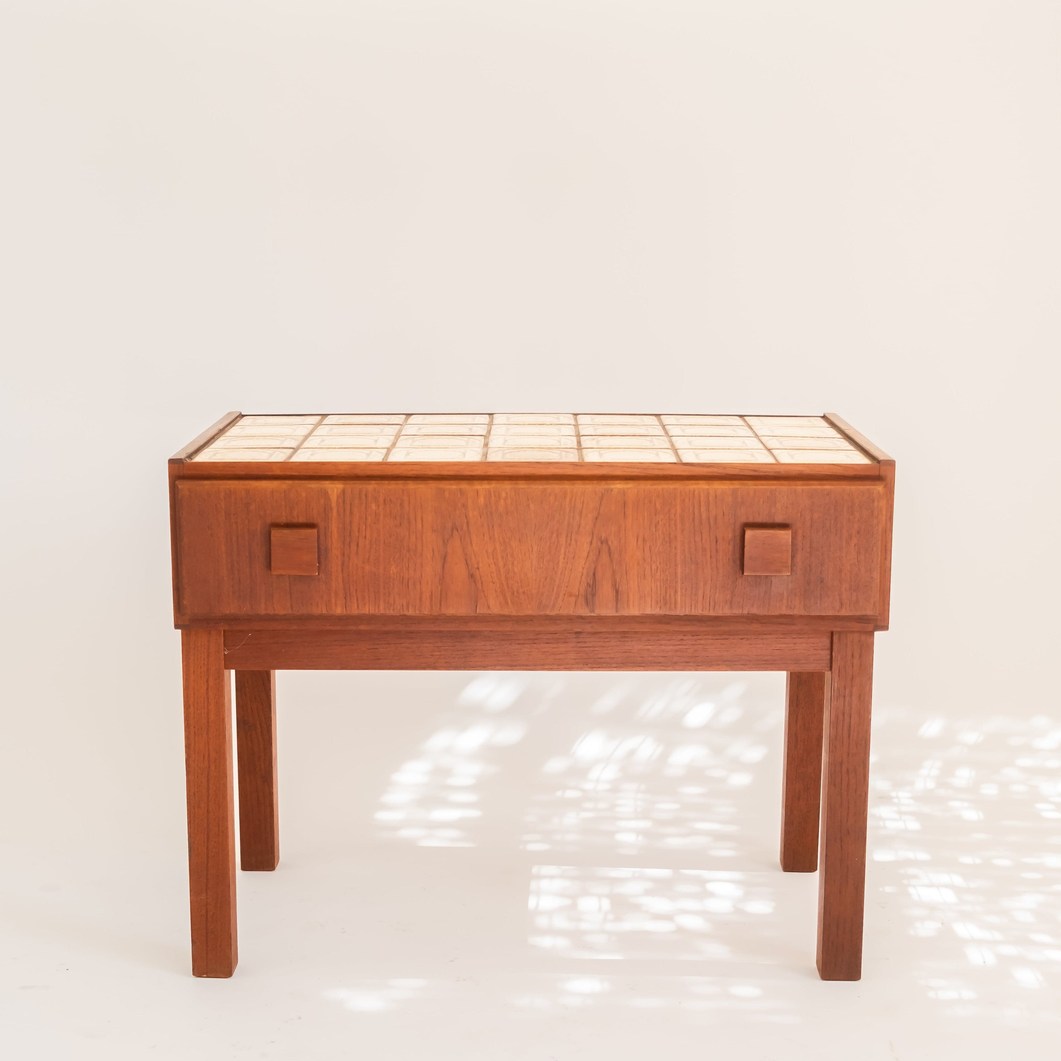 +COOP Vintage Storage Vintage Tile and Teak Chest