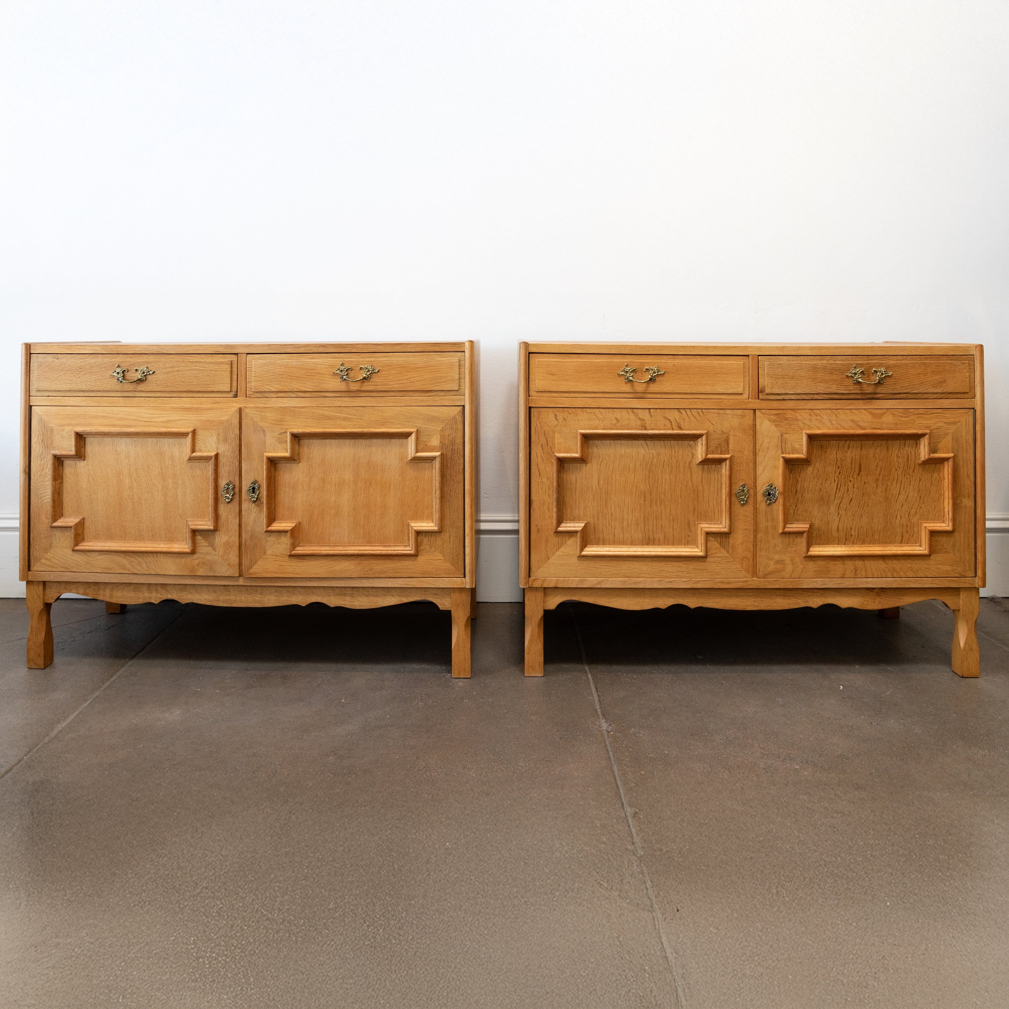 +COOP Vintage Tables Pair of 1970's Danish Oak Side Tables