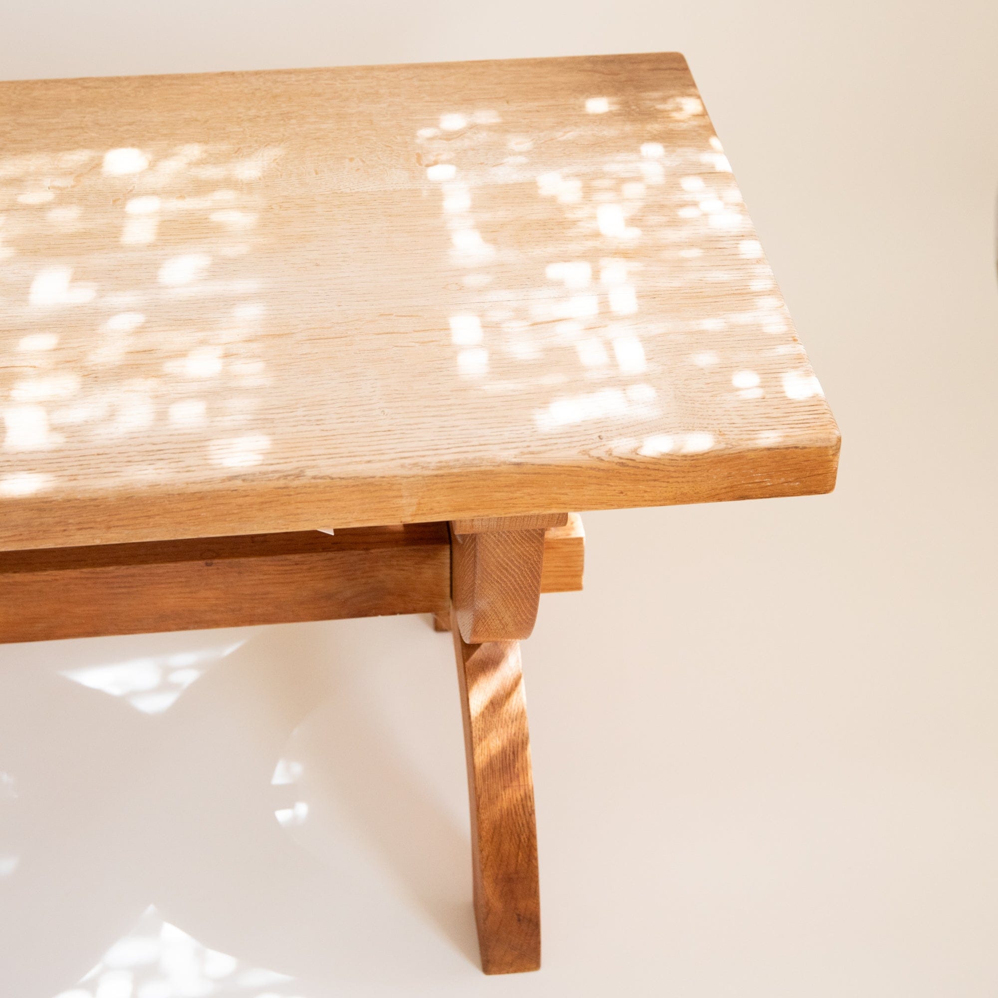 +COOP Vintage Tables Swedish Oak Sawbuck Coffee Table