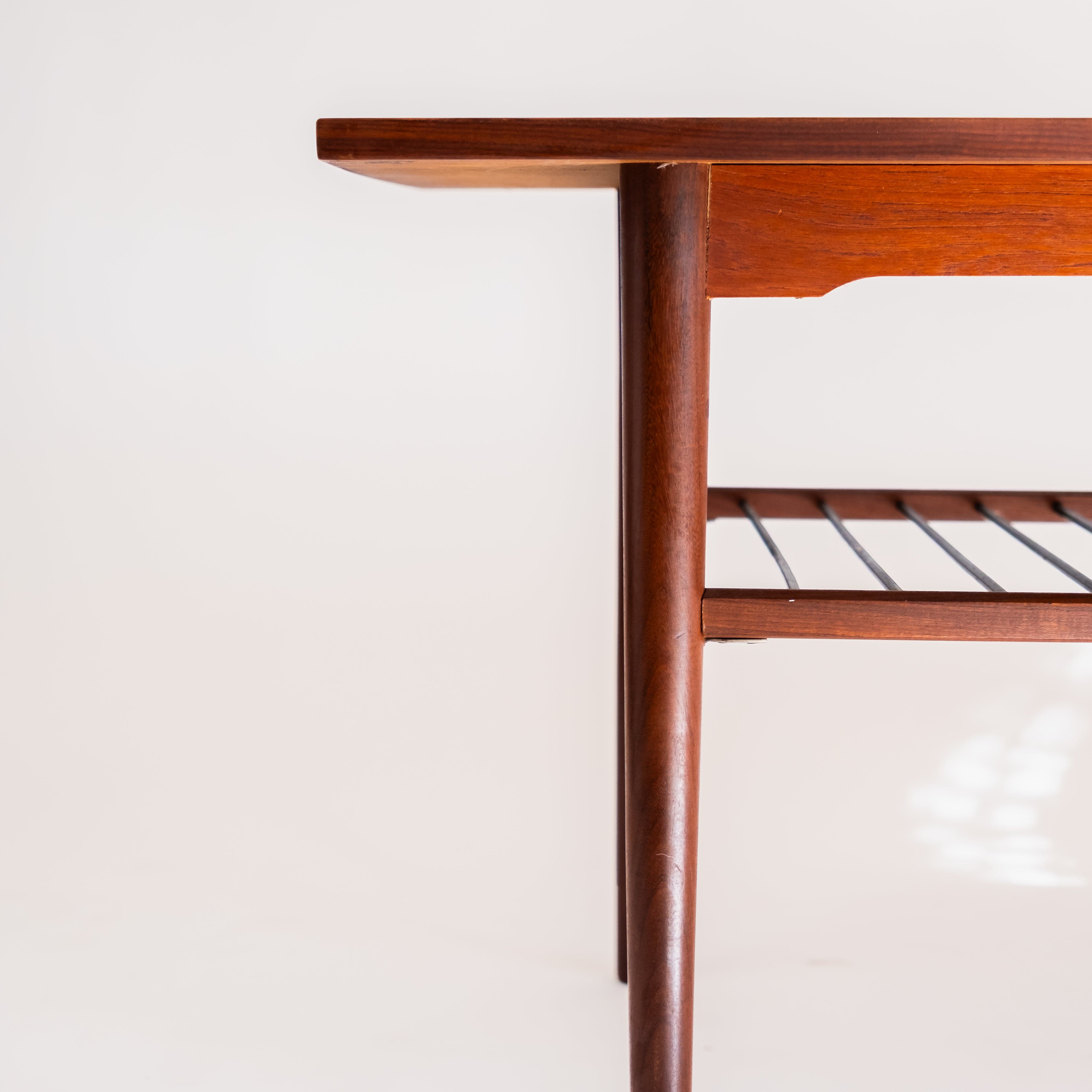 +COOP Vintage Tables Vintage Kofod Larsen Style Danish Teak Coffee Table