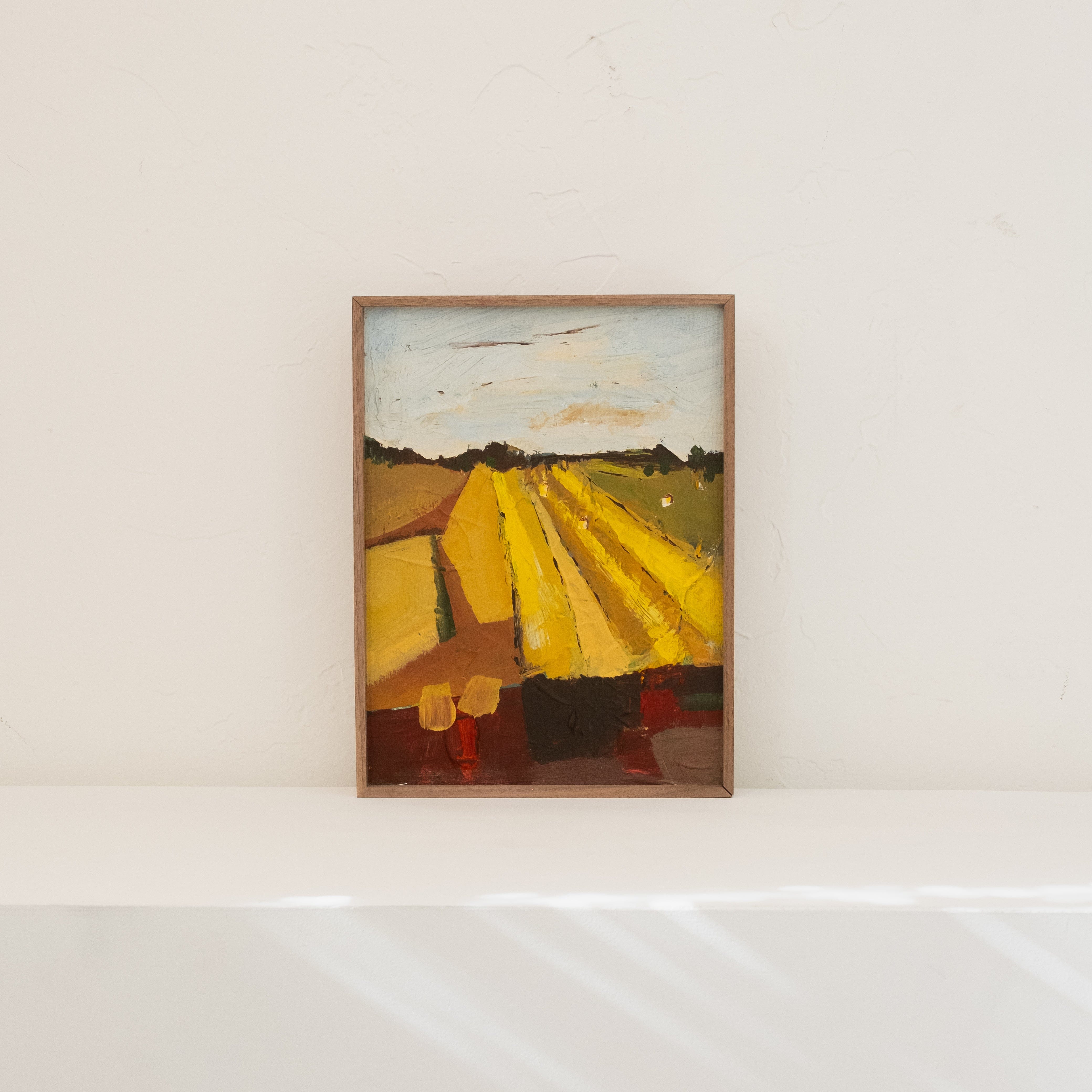 +COOP Wall Art Framed Abstract Painting | "Unplains 2"