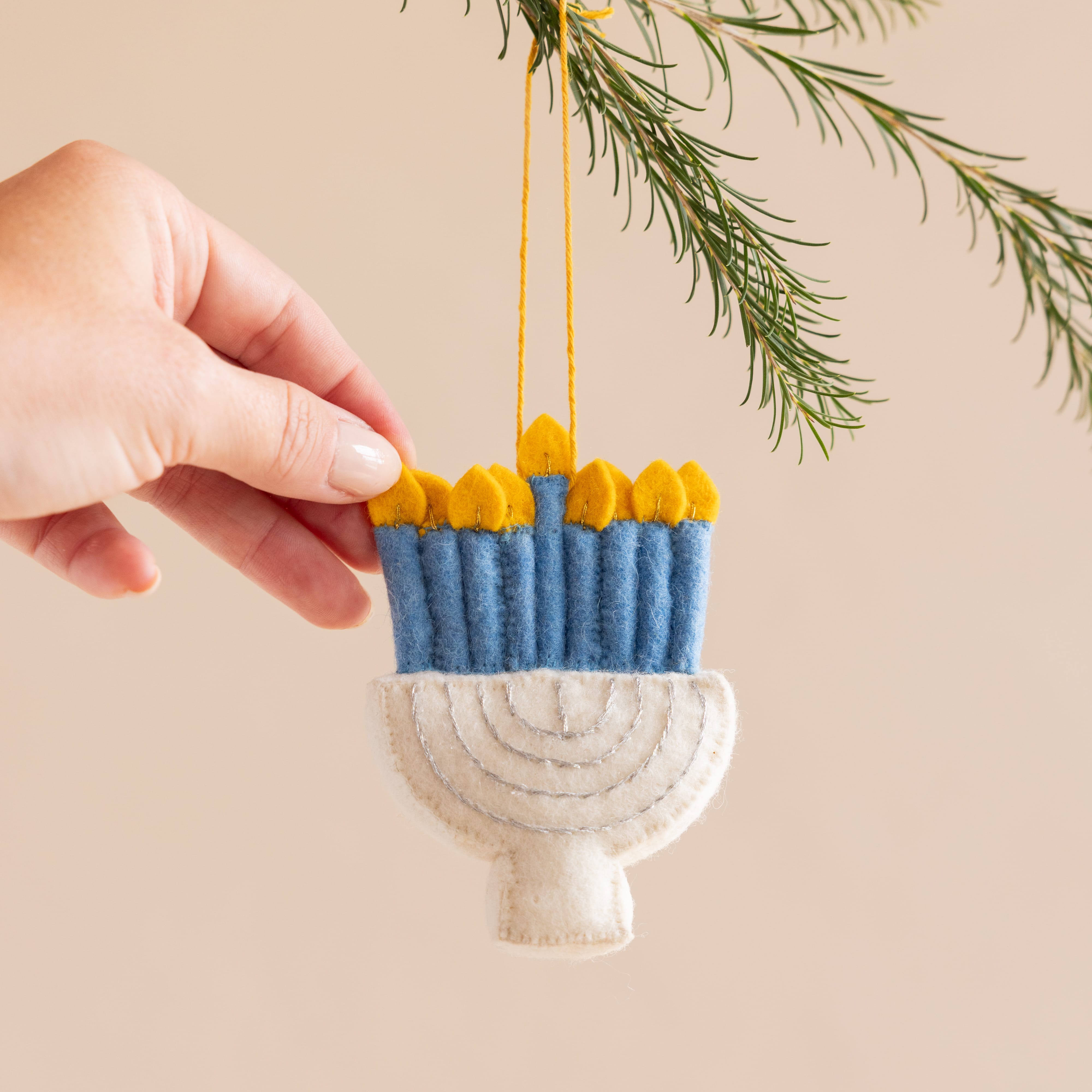 Craft Spring Seasonal Menorah Ornament