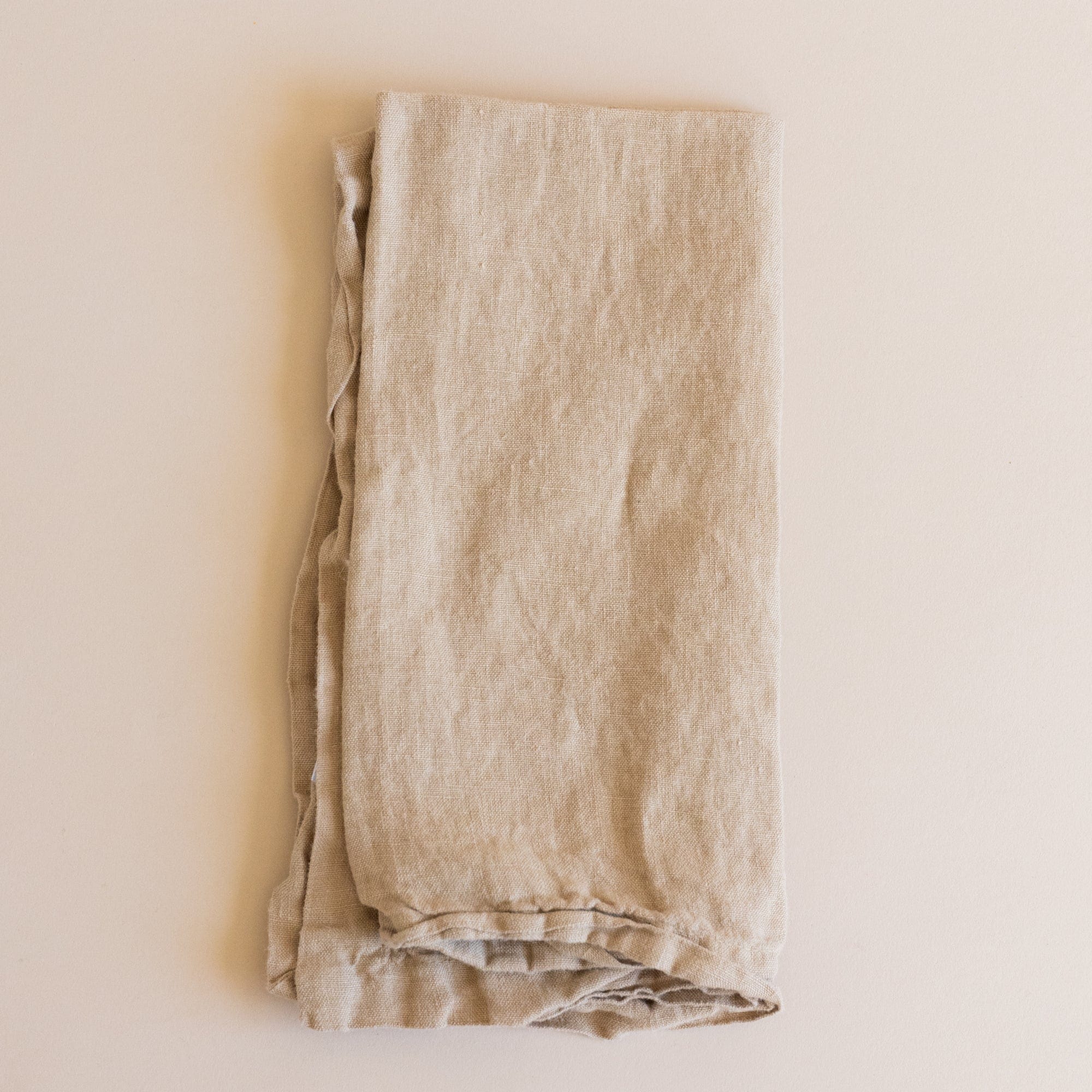 Cultiver Napkins Sand Linen Napkins by Cultiver