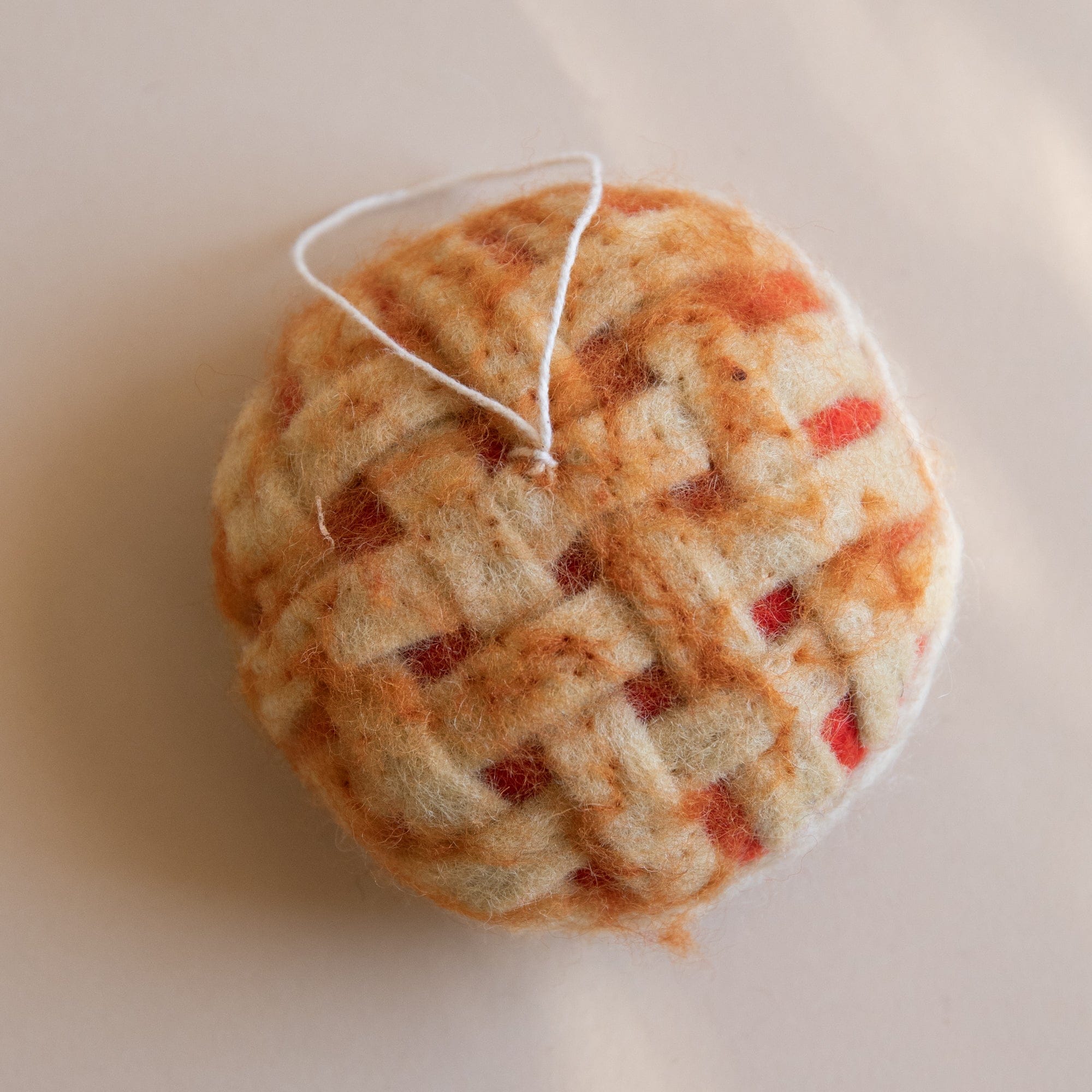 Farmhouse Pottery Seasonal Apple Pie Ornament