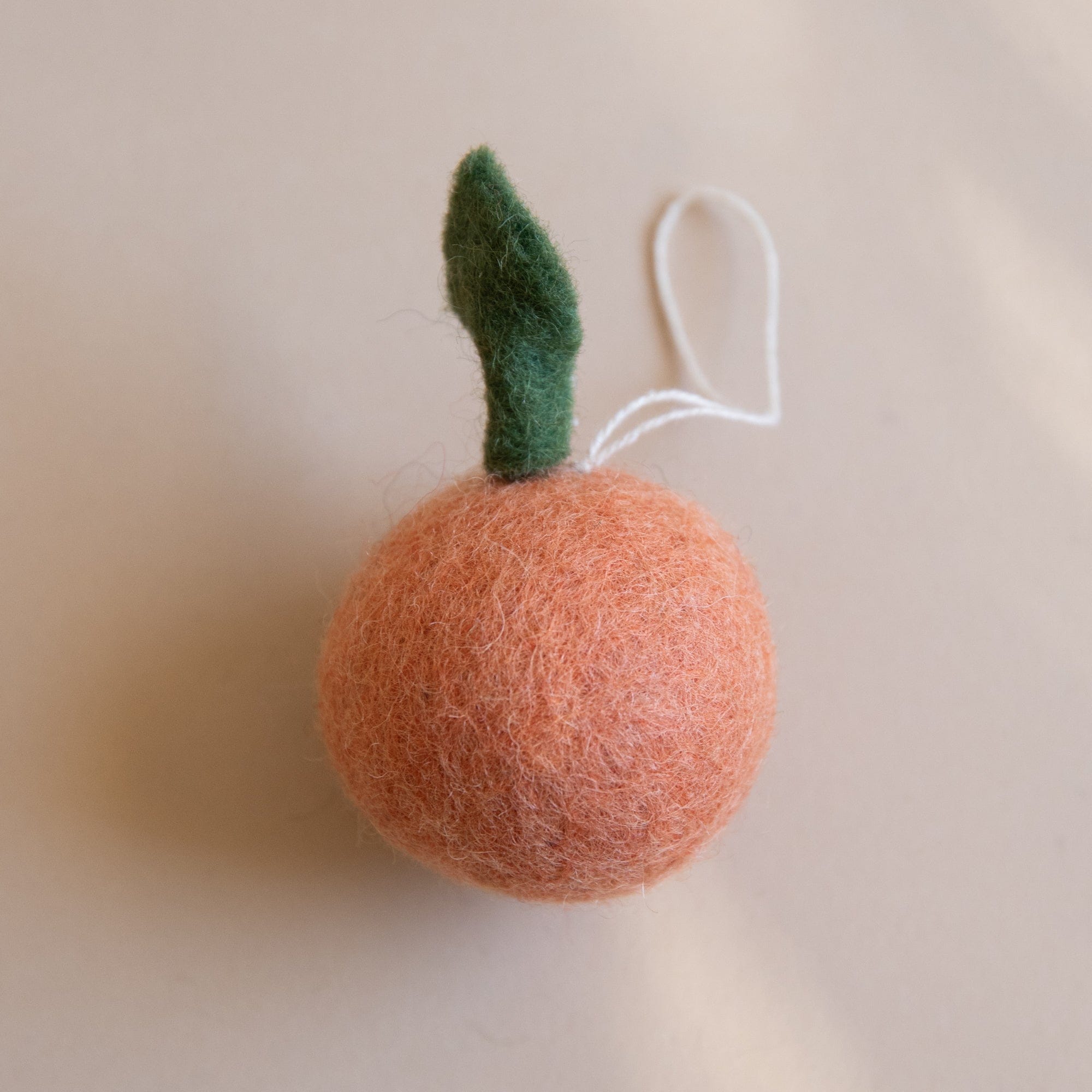 Farmhouse Pottery Seasonal Clementine Felted Fruit Ornament