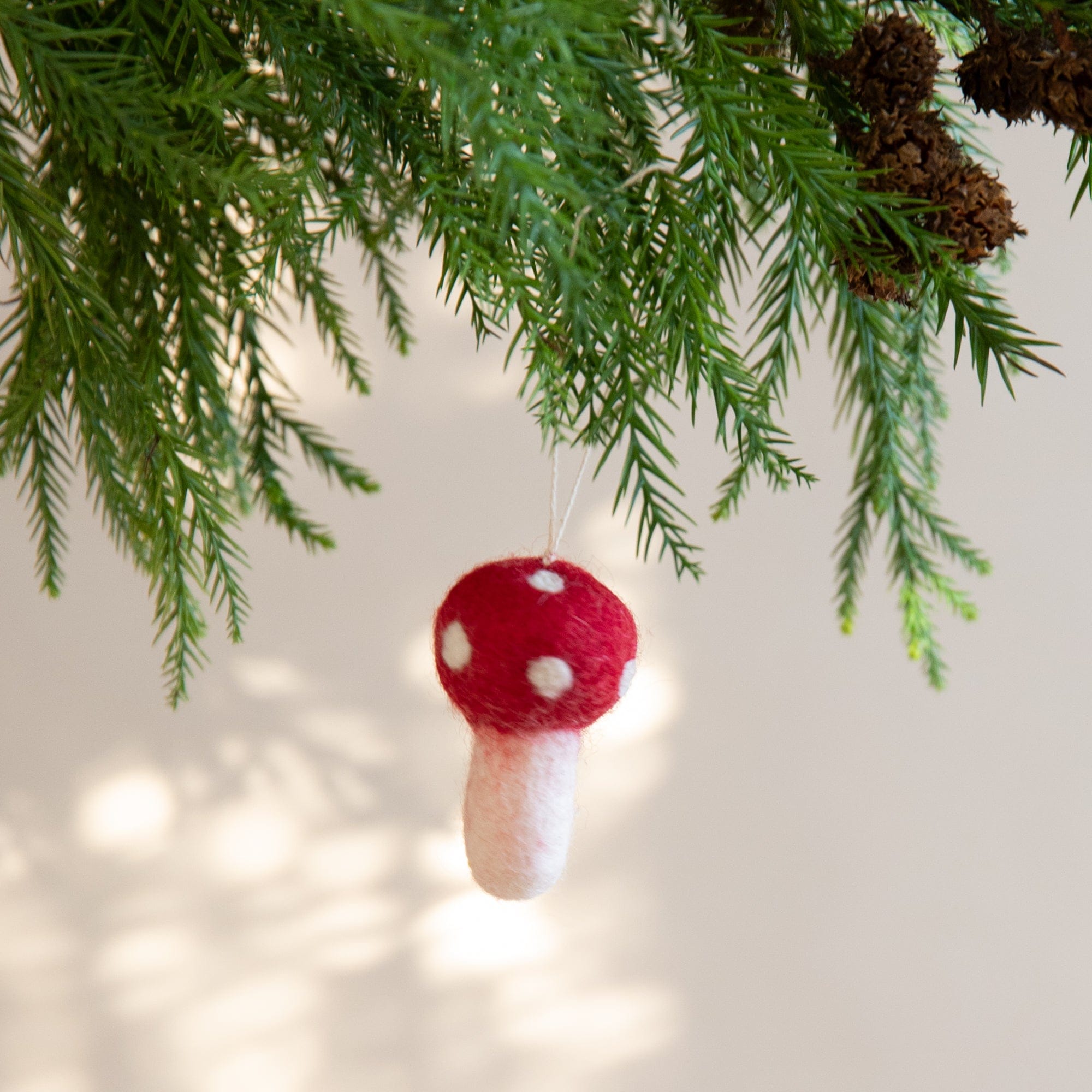 Farmhouse Pottery Seasonal Mushroom Ornament