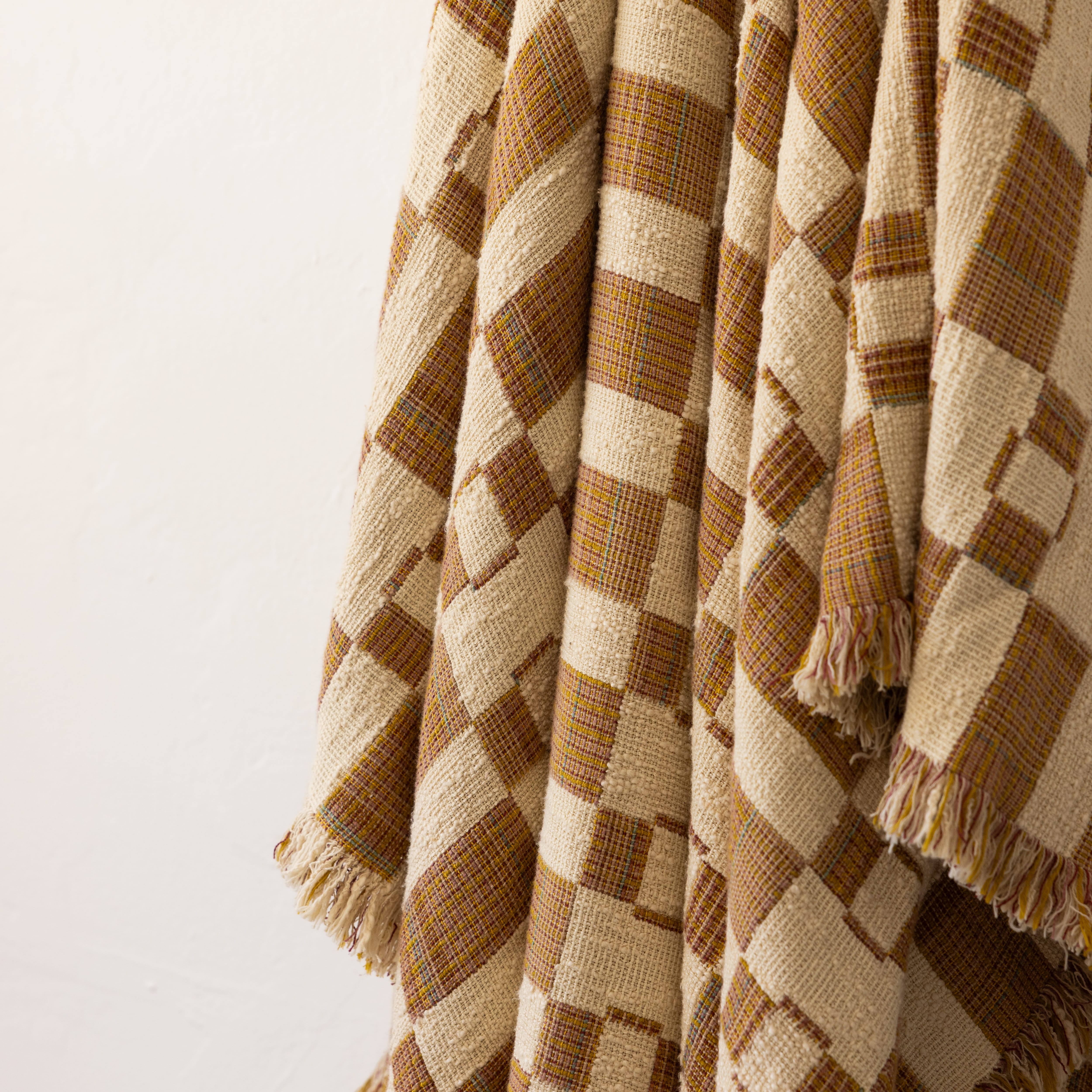Folk Textiles Throws Apricot Reggie Throw