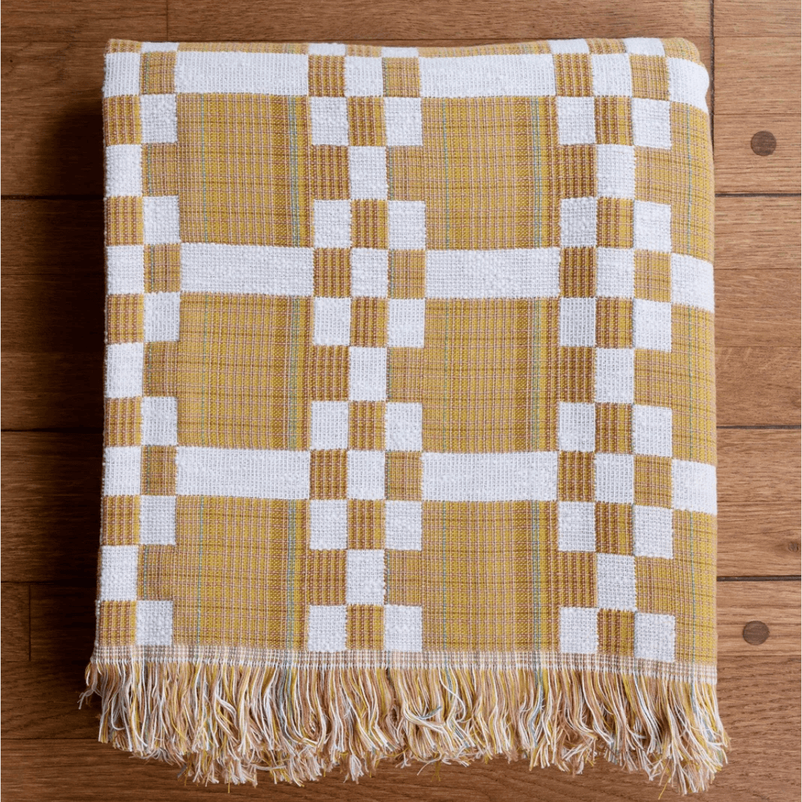 Folk Textiles Throws Marigold Boone Throw
