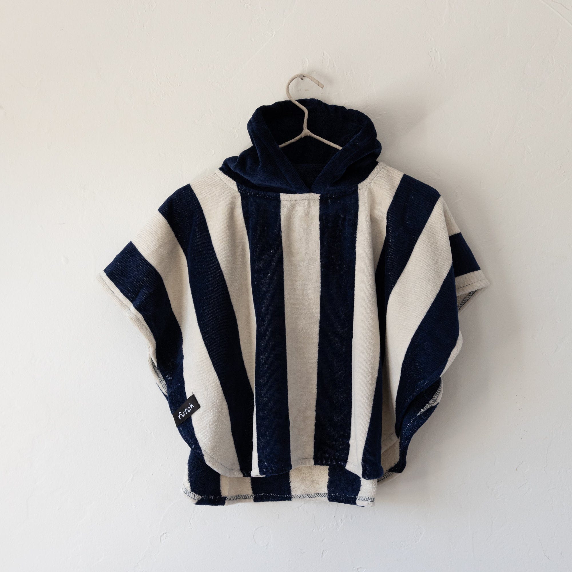 Futah Swimwear Baby Striped Terry Poncho