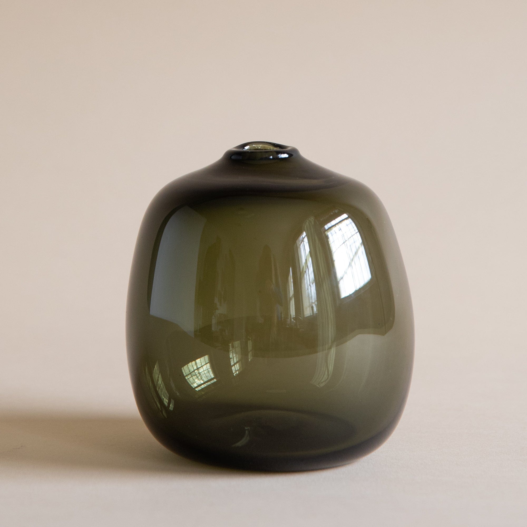 Gary Bodker Bud Vase Spruce Round Little Gem Bud Vase