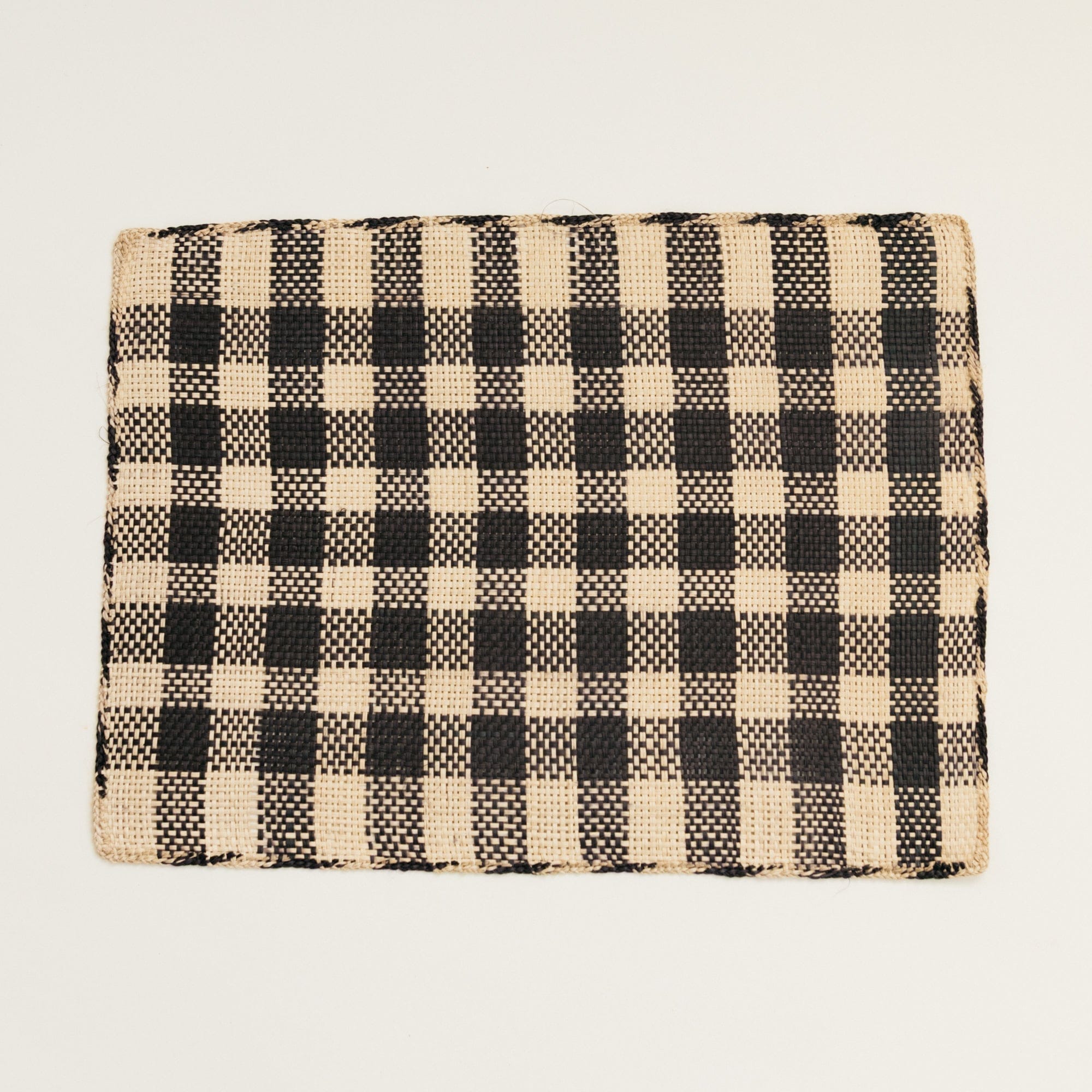 Guanabana Placemats Small Buffalo Check Straw Placemat