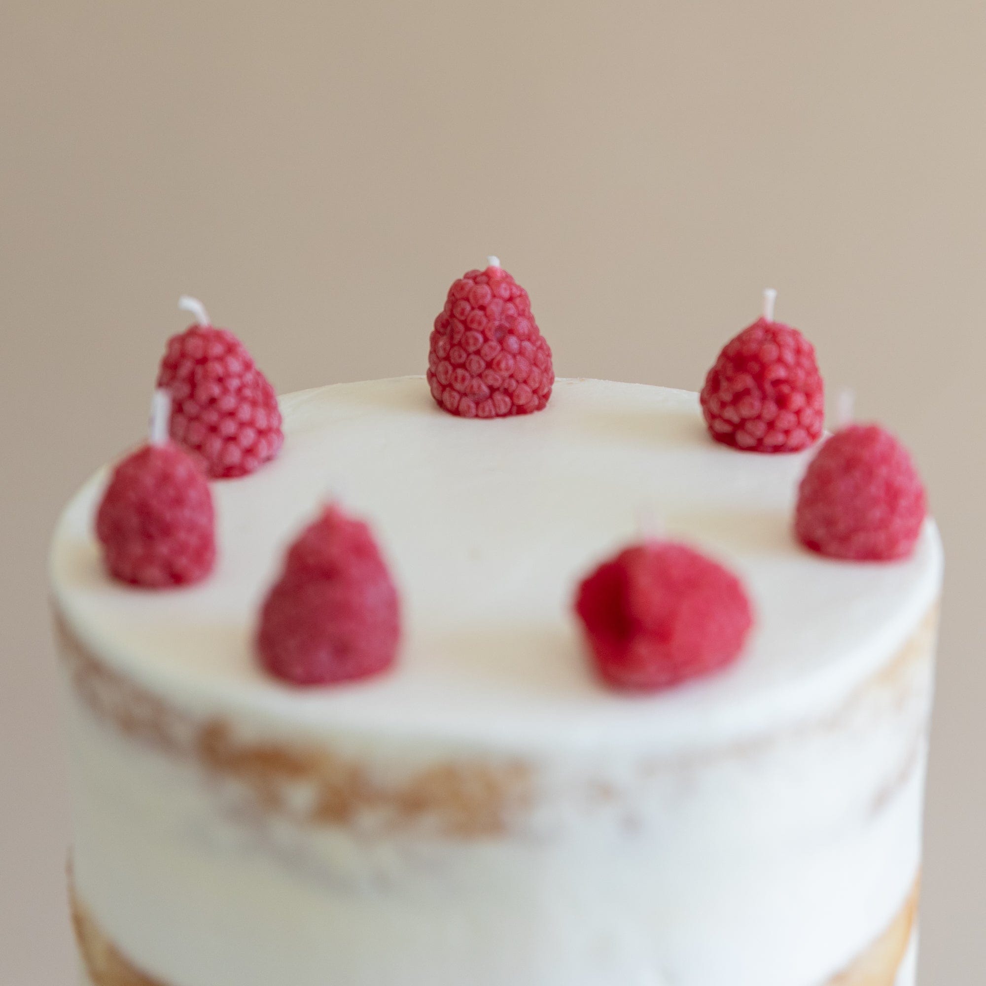 Happy Organics Specialty Raspberry Birthday Candles