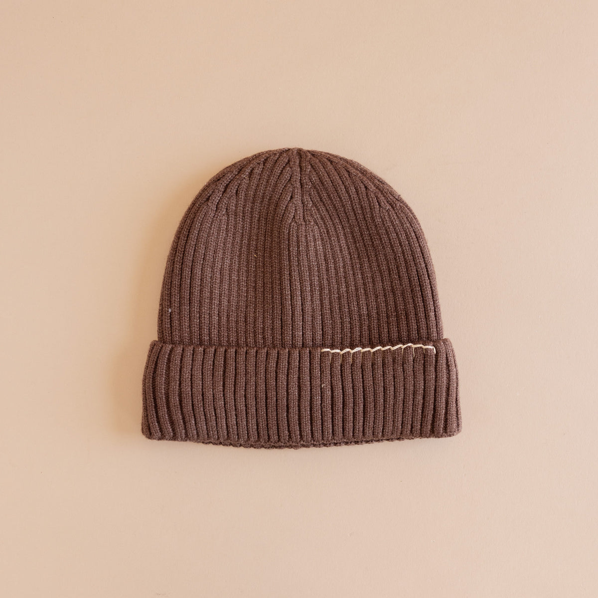 Heyja Do Hats Brown Stitched Beanie