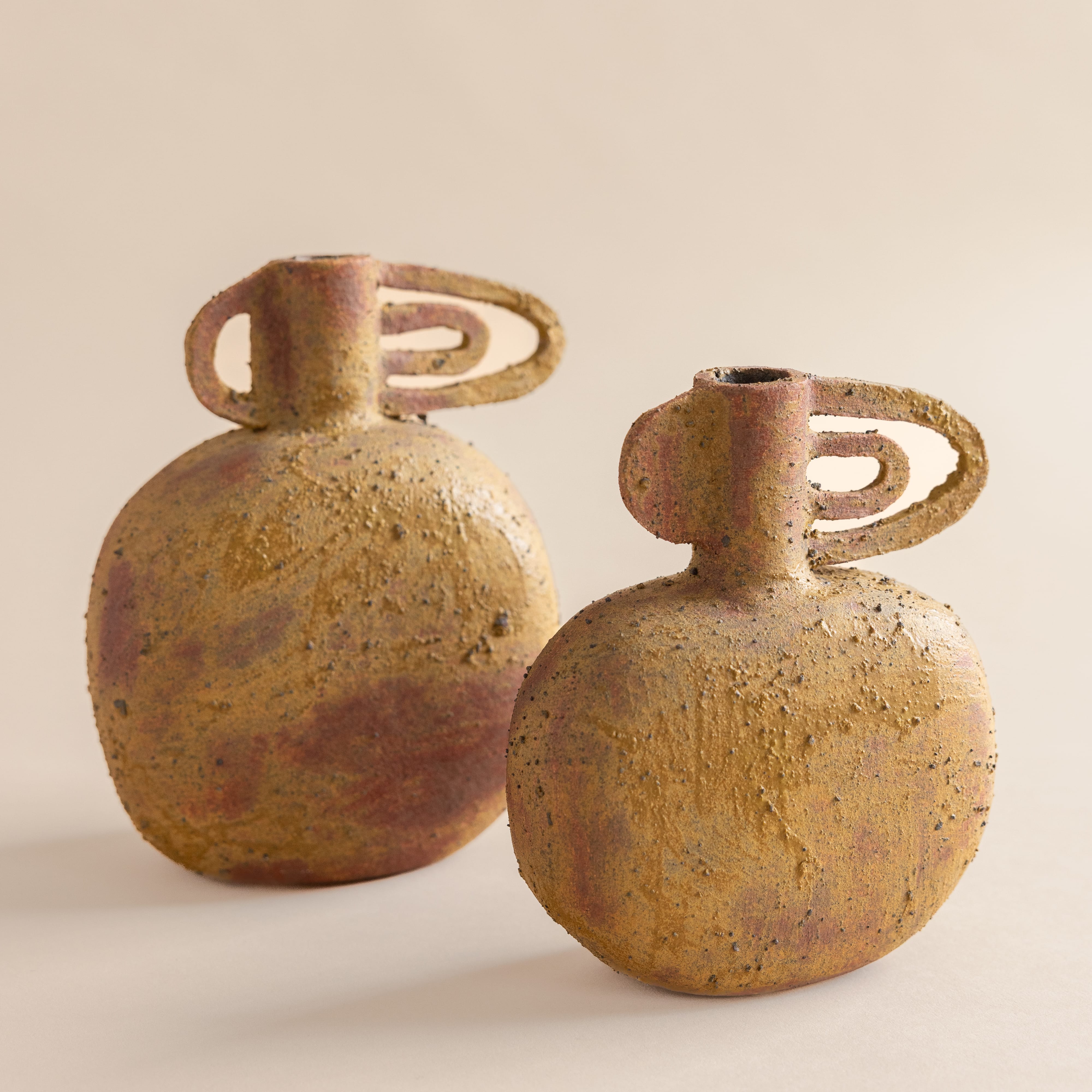 Heyja Do Statement Piece Rust Vase by Heyja Do