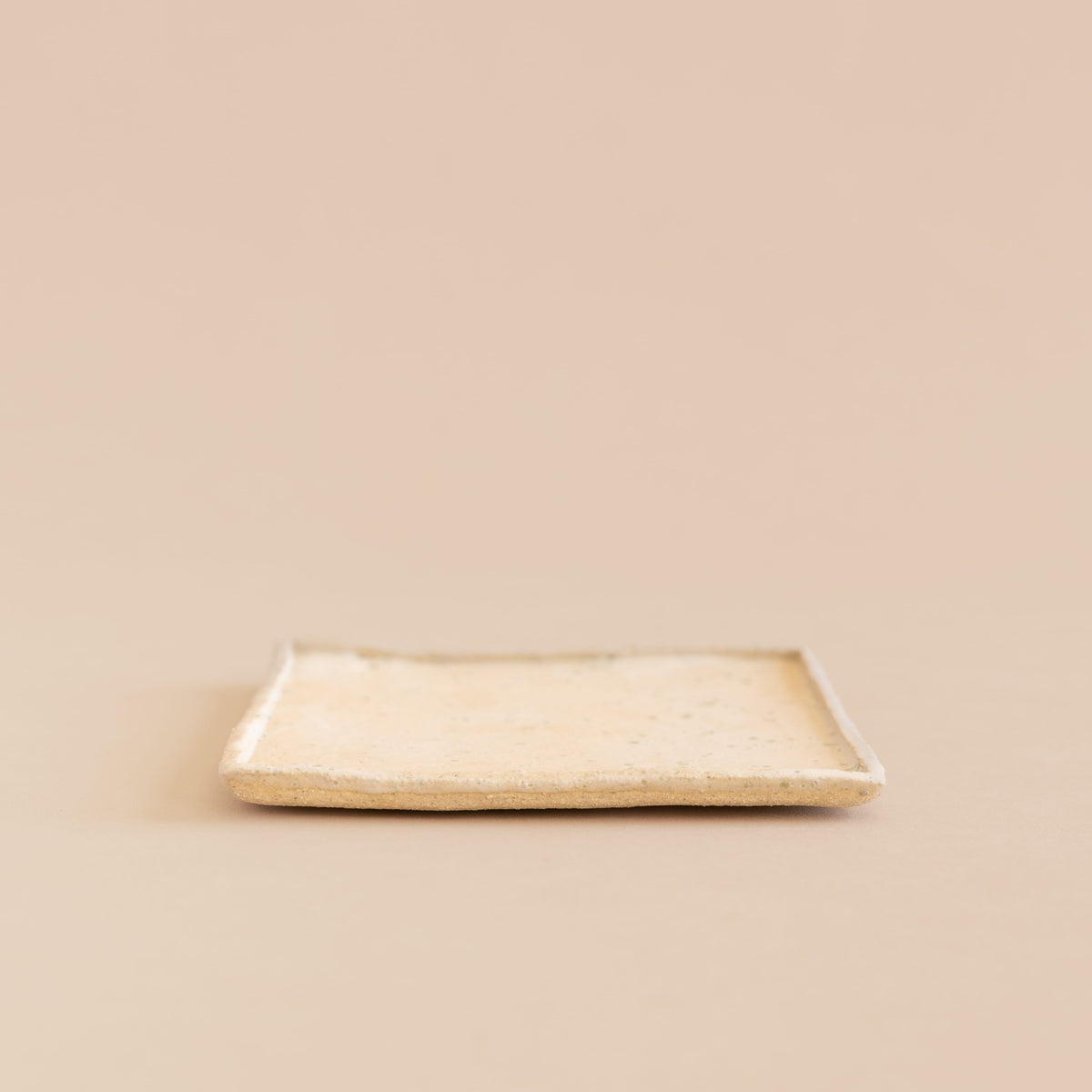 Heyja Do Trays + Catchalls Speckled Square Mood Plate by Heyja Do