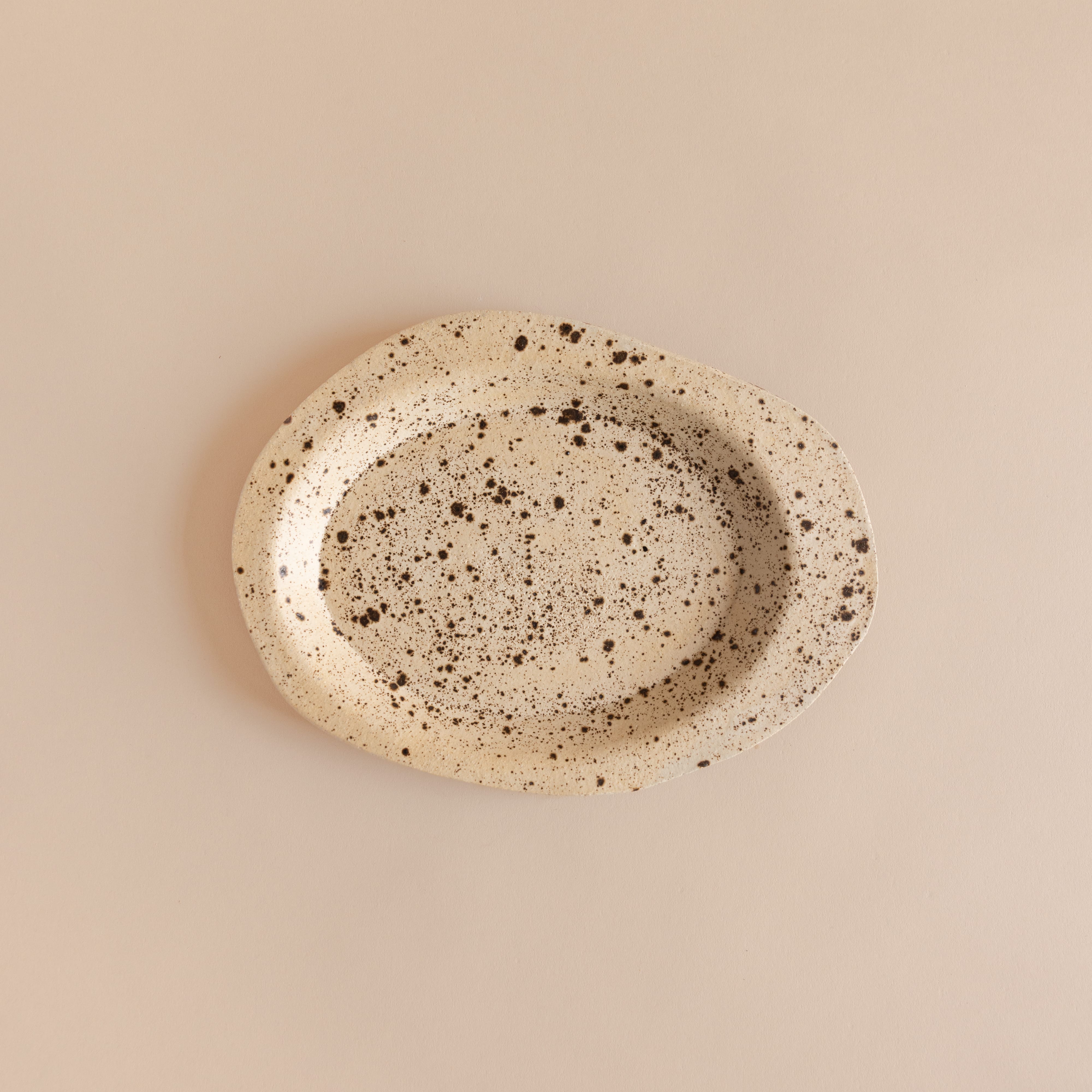 Heyja Do Trays + Catchalls Wood Burning Oval Plate by Heyja Do
