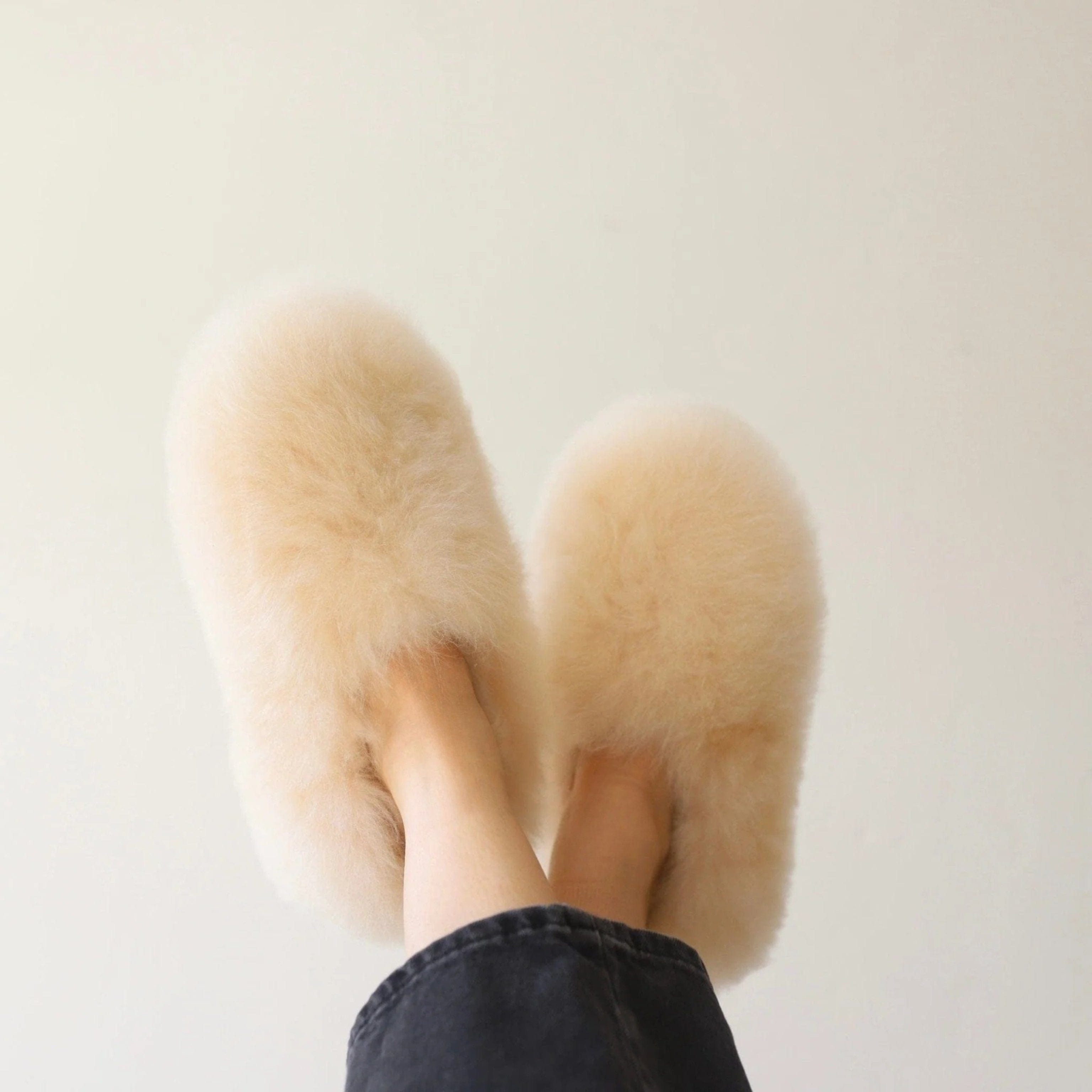 Intiearth Footwear Cozy Alpaca Slippers Adult