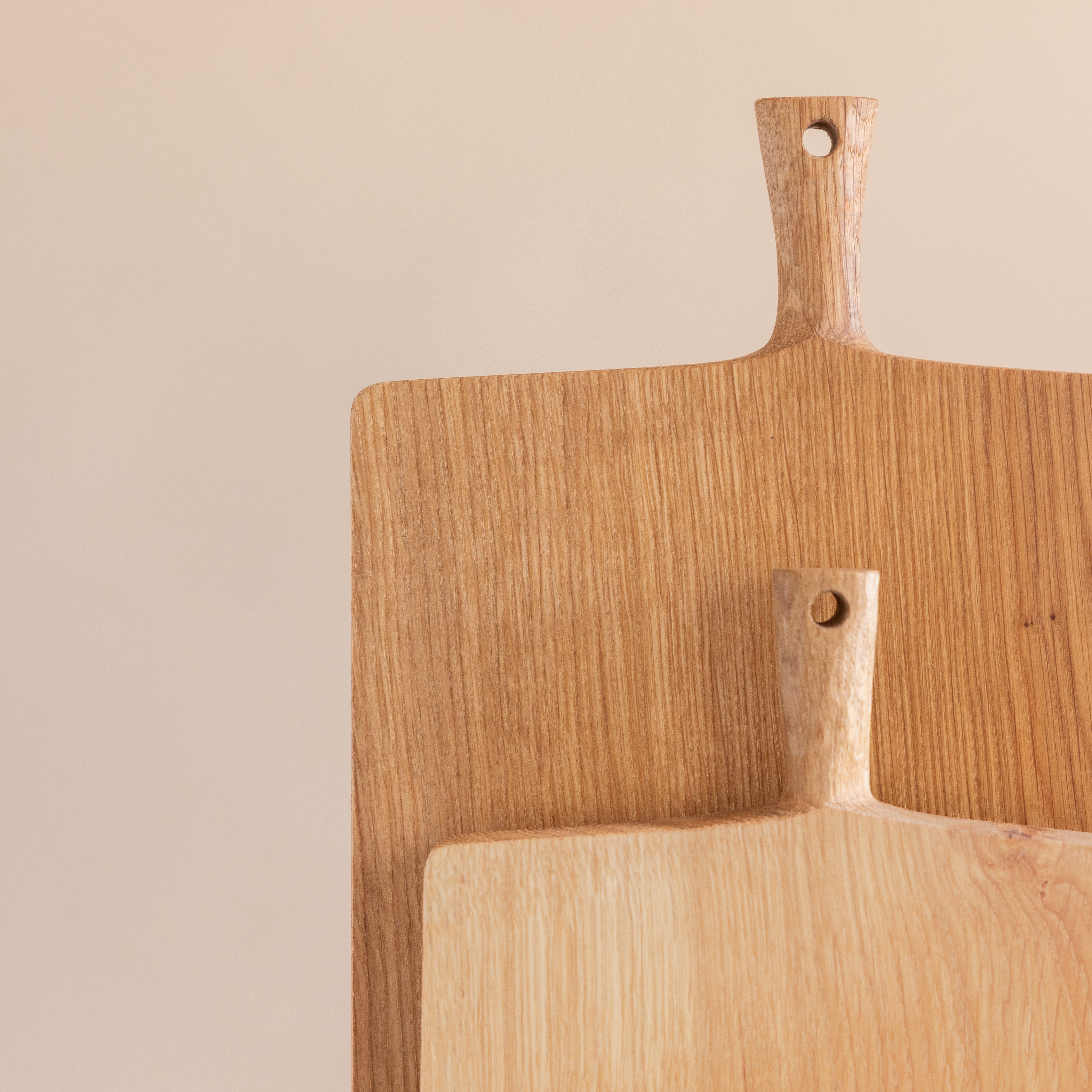 Jamie Gaunt Boards Oak Cutting Board with Carved Handle