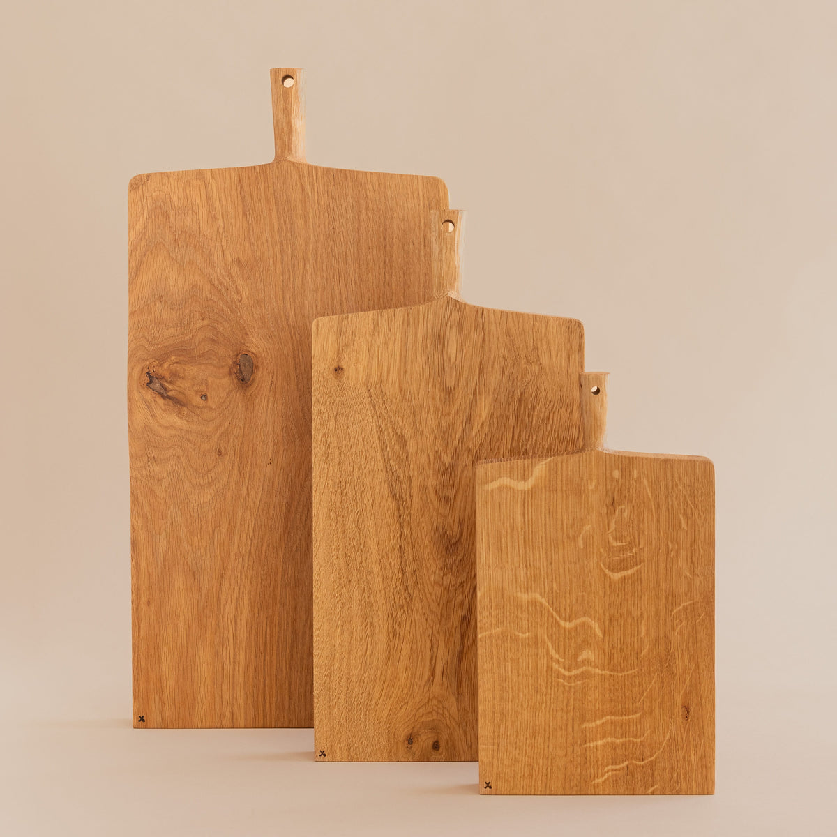 Jamie Gaunt Boards Oak Cutting Board with Carved Handle