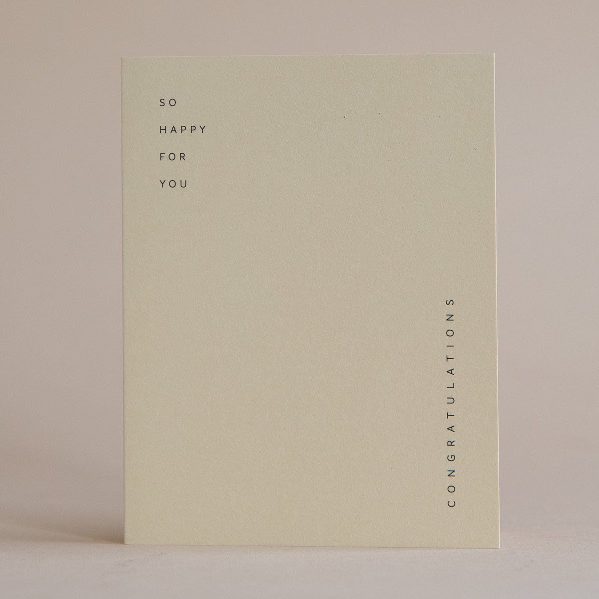 Jaymes Paper Greeting Cards Happy For You Card