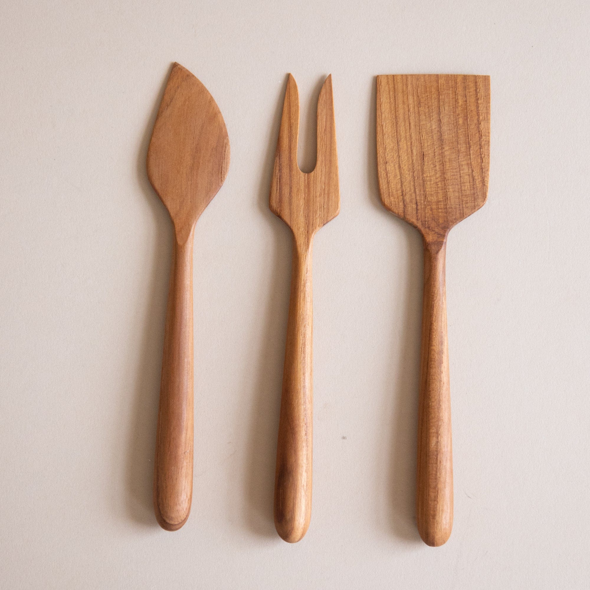 JBrody & Co. Utensils Walnut Wooden Cheese Knife Set