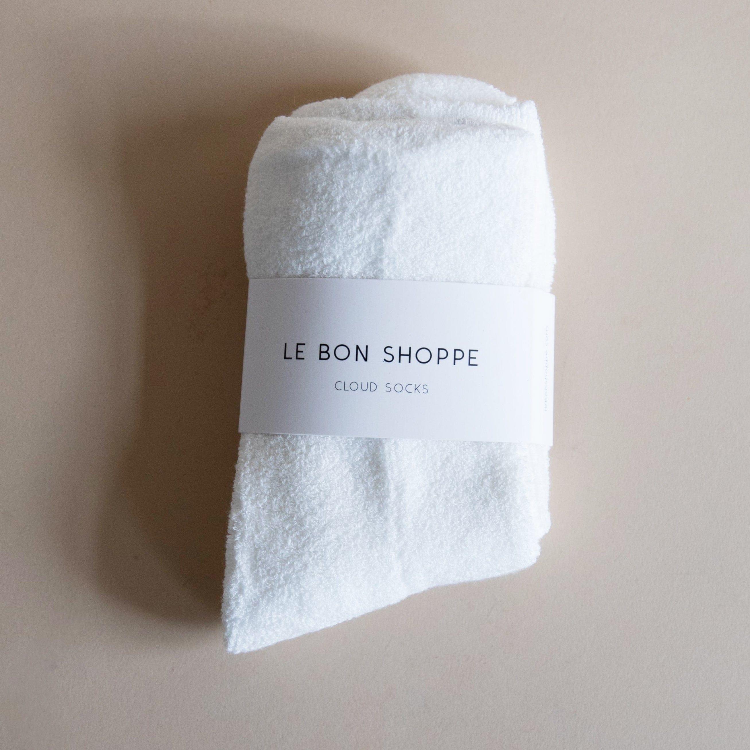 Le Bon Shoppe Socks Classic White Le Bon Cloud Socks