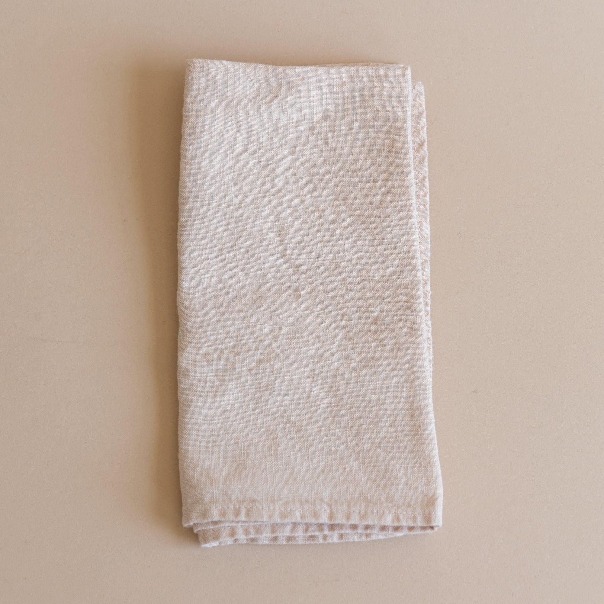 Linge Particulier Napkins Sand Linen Hemmed Napkins