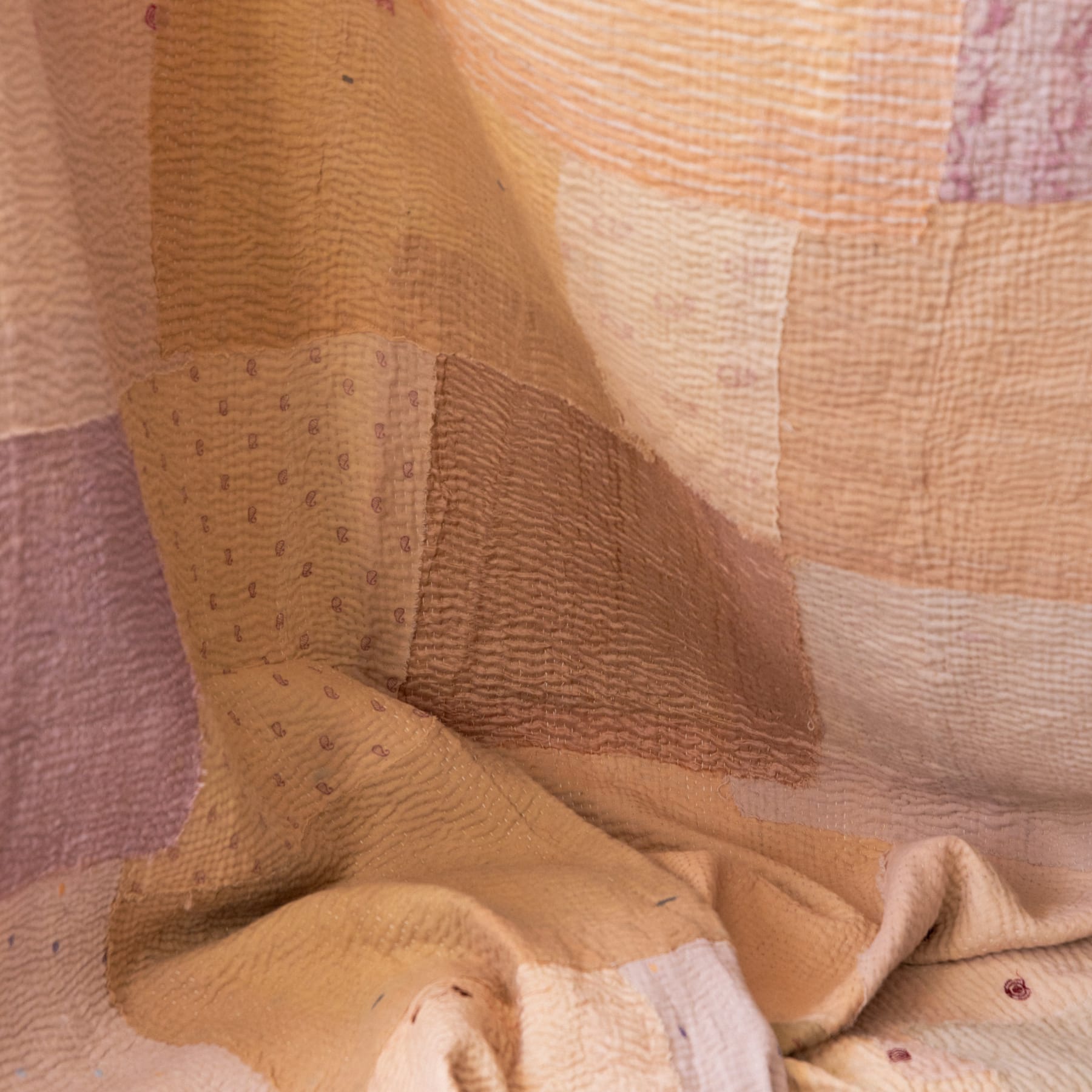 Maison Mieko Blankets + Throws Vintage Patch Kantha Quilt