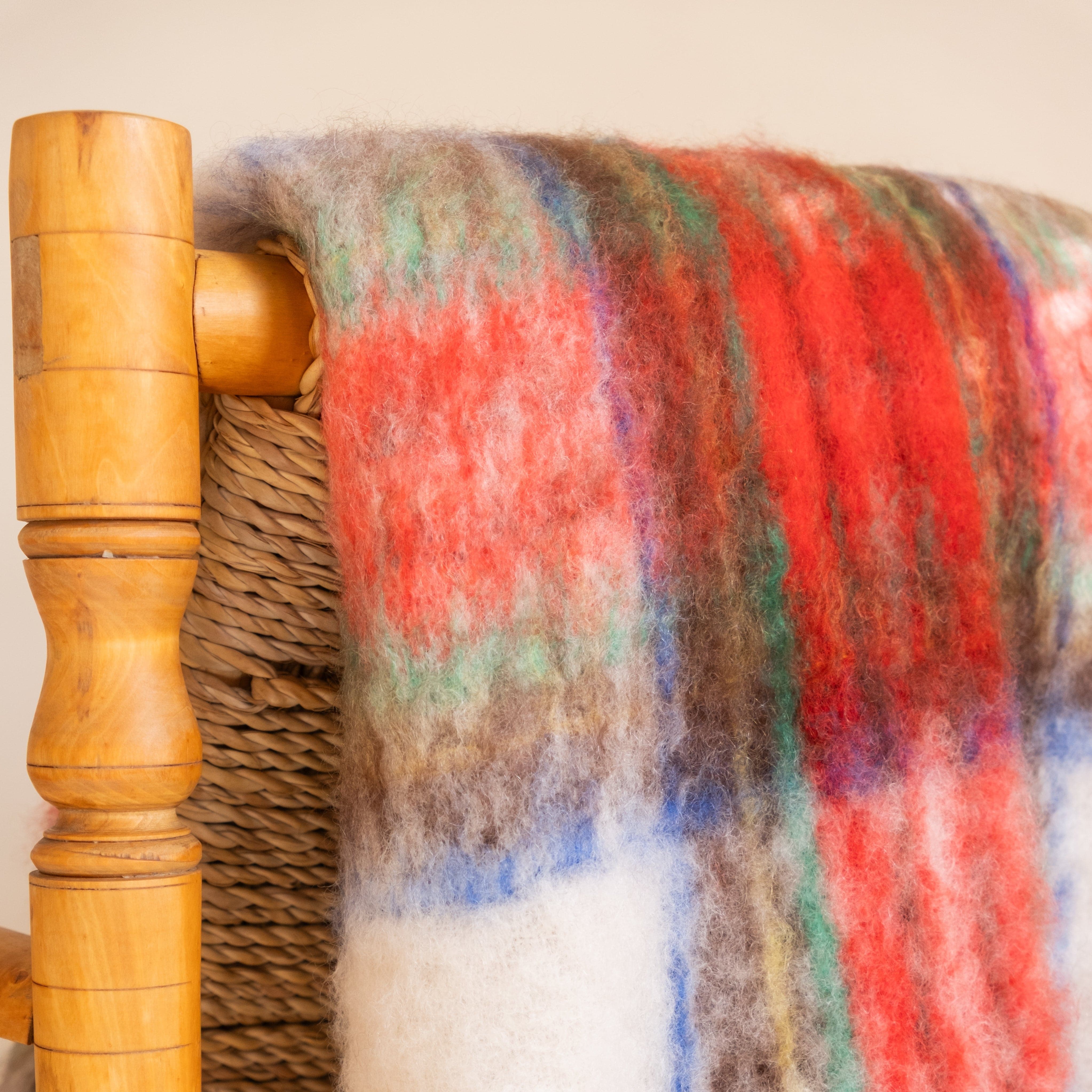 Mantas Ezcaray Blankets + Throws Tartan Mohair Throw