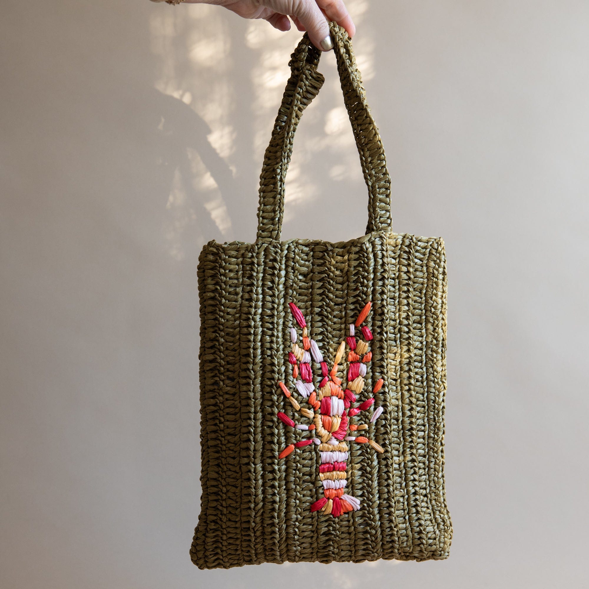 Maria La Rosa Bags Military Lobster Crochet Bag
