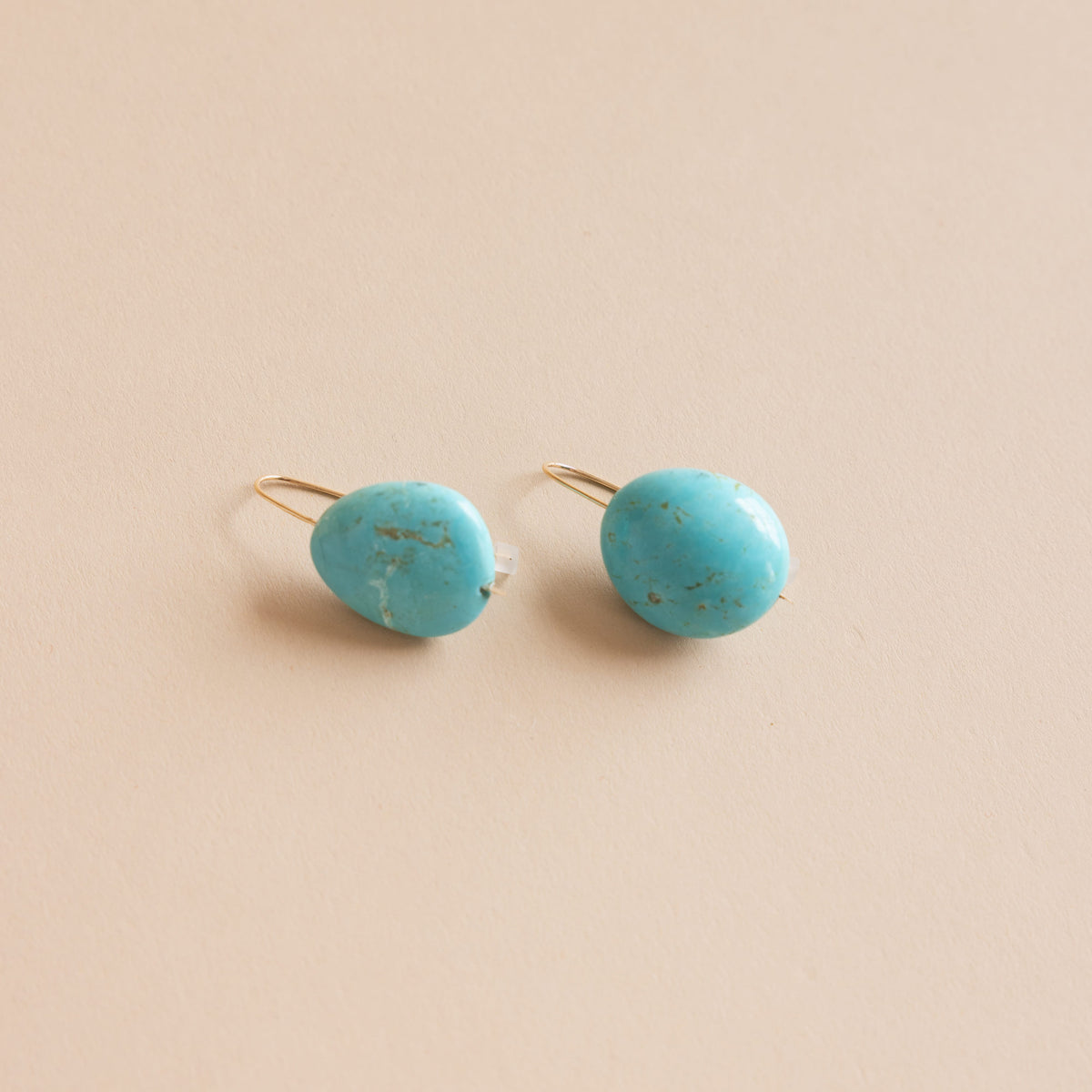 Mary MacGill Earrings Small Turquoise Drop Earrings by Mary MacGill