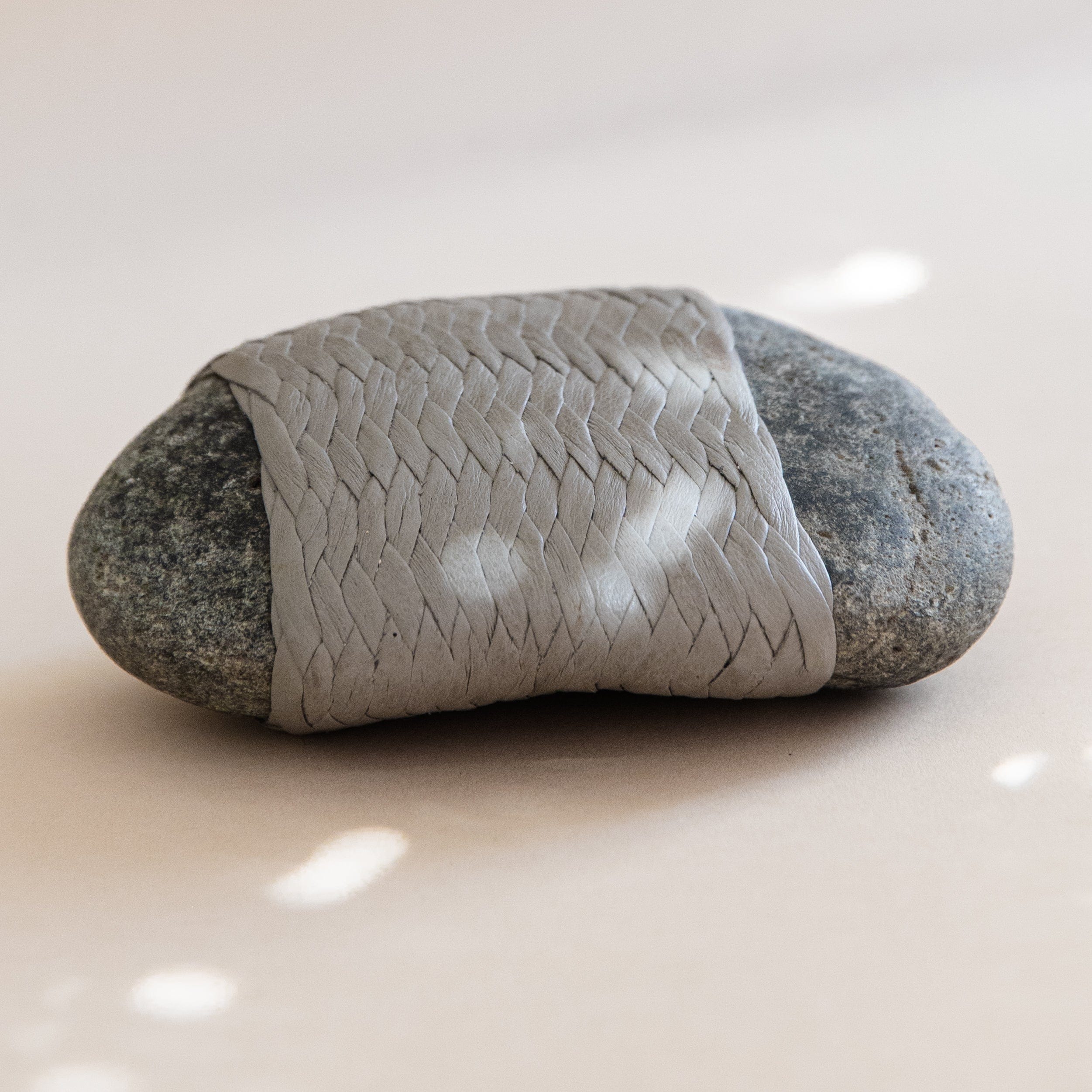 Matthew Ready Objects Braided Leather Rock