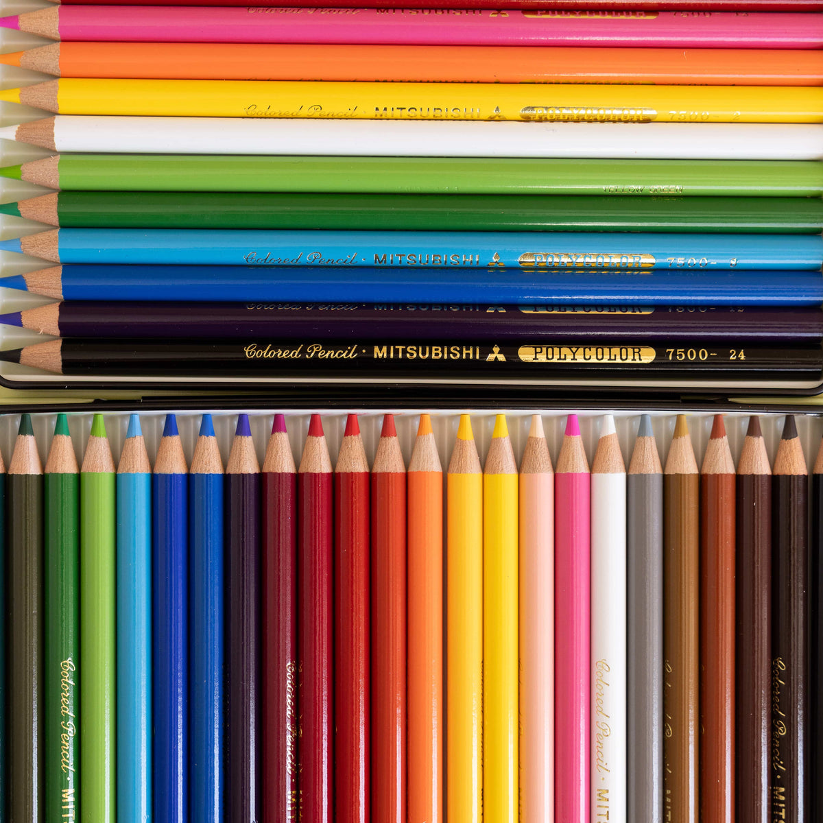 MDS Co.,Ltd. Art Supplies Mitsubishi Polycolor Pencil Set