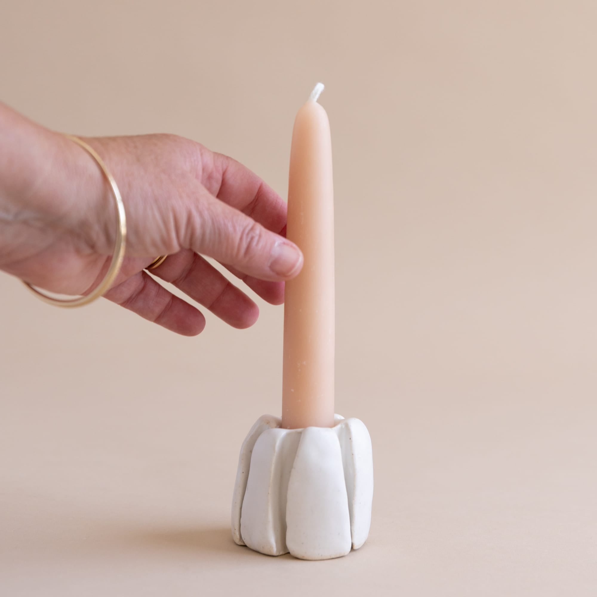 Mondays Candle Holders Ribbed Candleholder